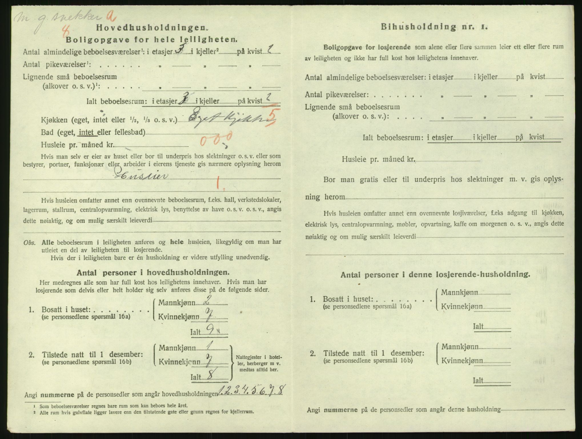 SAK, 1920 census for Risør, 1920, p. 2314