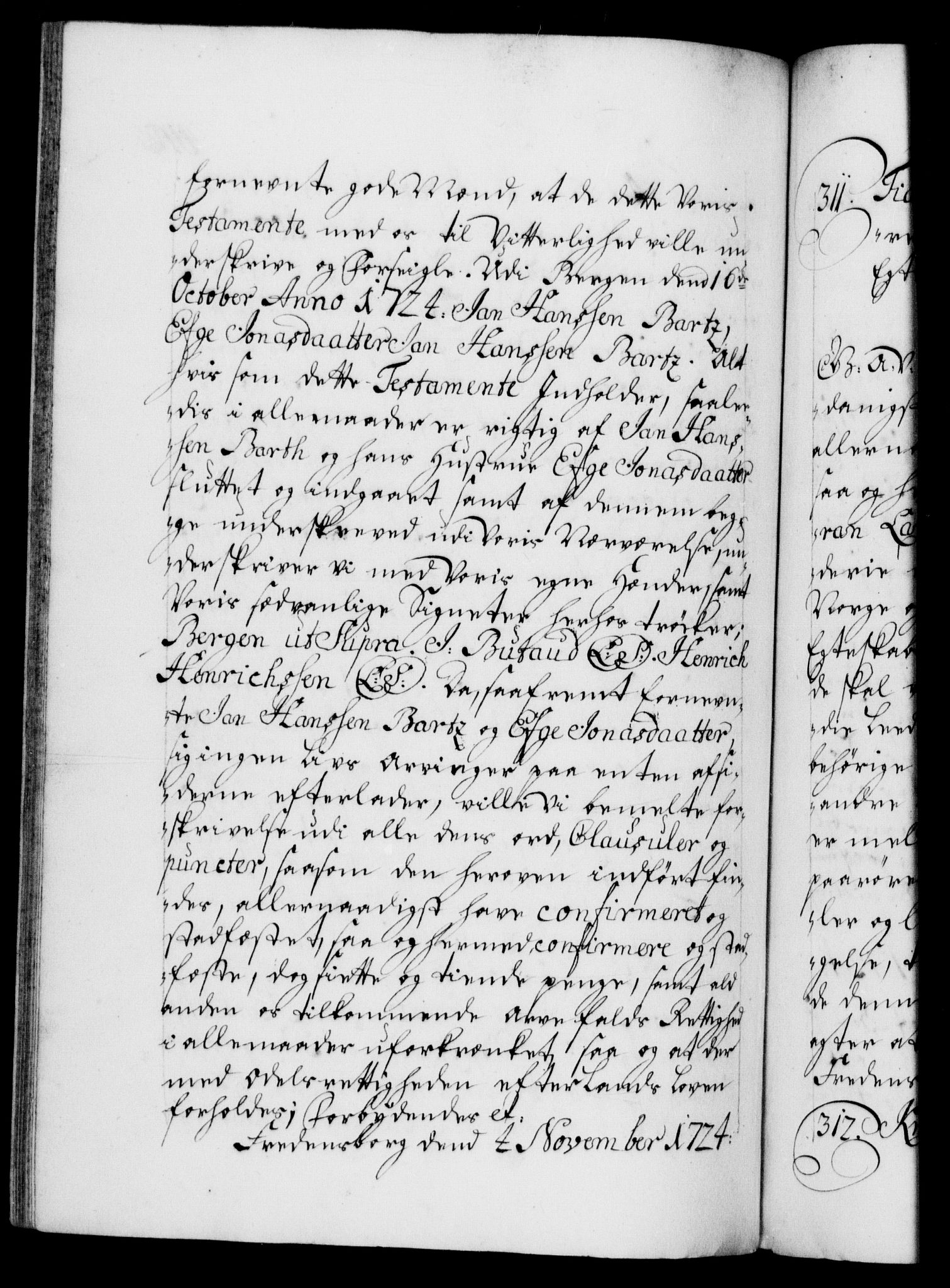 Danske Kanselli 1572-1799, AV/RA-EA-3023/F/Fc/Fca/Fcaa/L0024: Norske registre, 1723-1725, p. 442b