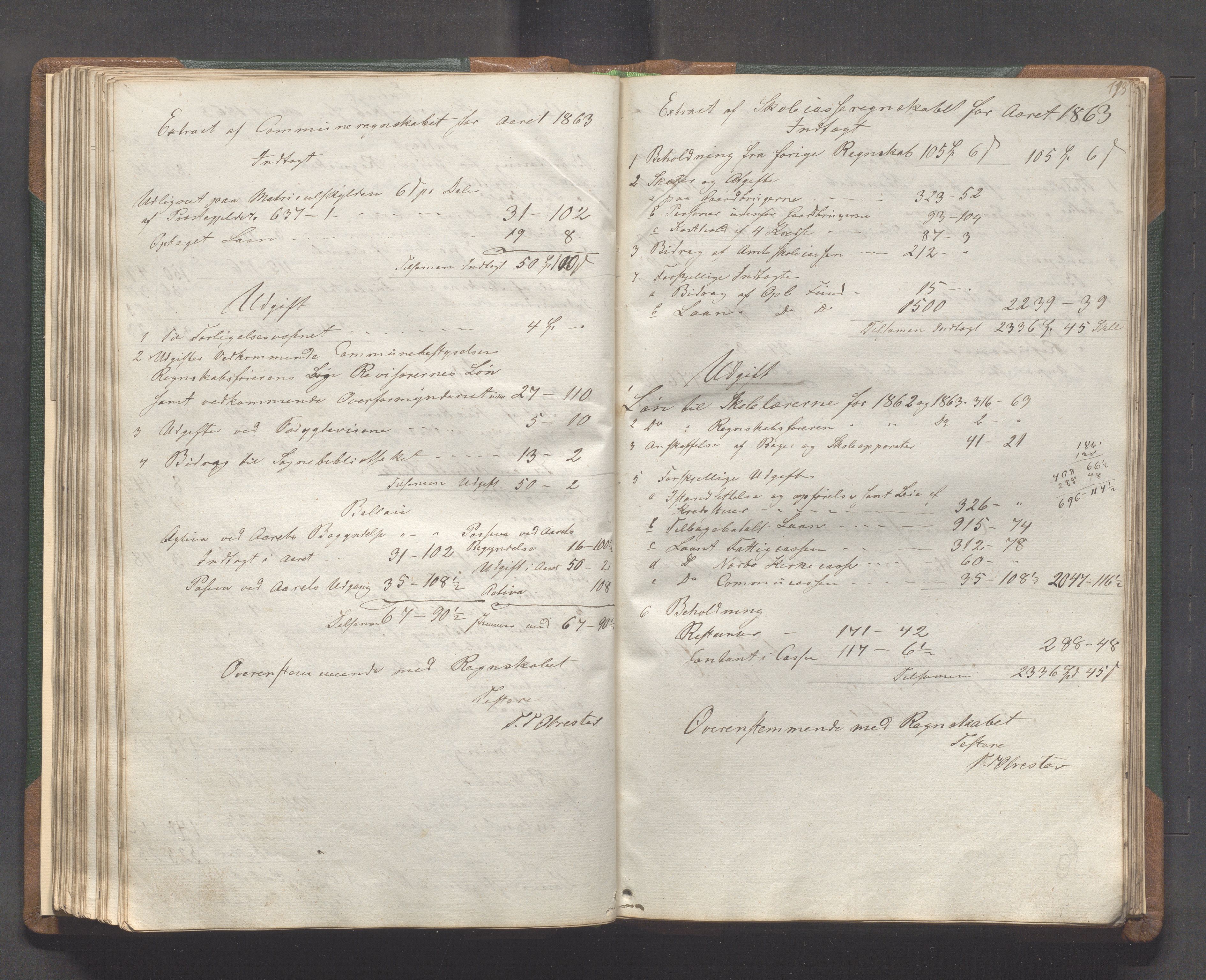 Haa kommune- Formannskapet, IKAR/K-100901/B/L0001: Kopibok, 1837-1892, p. 113