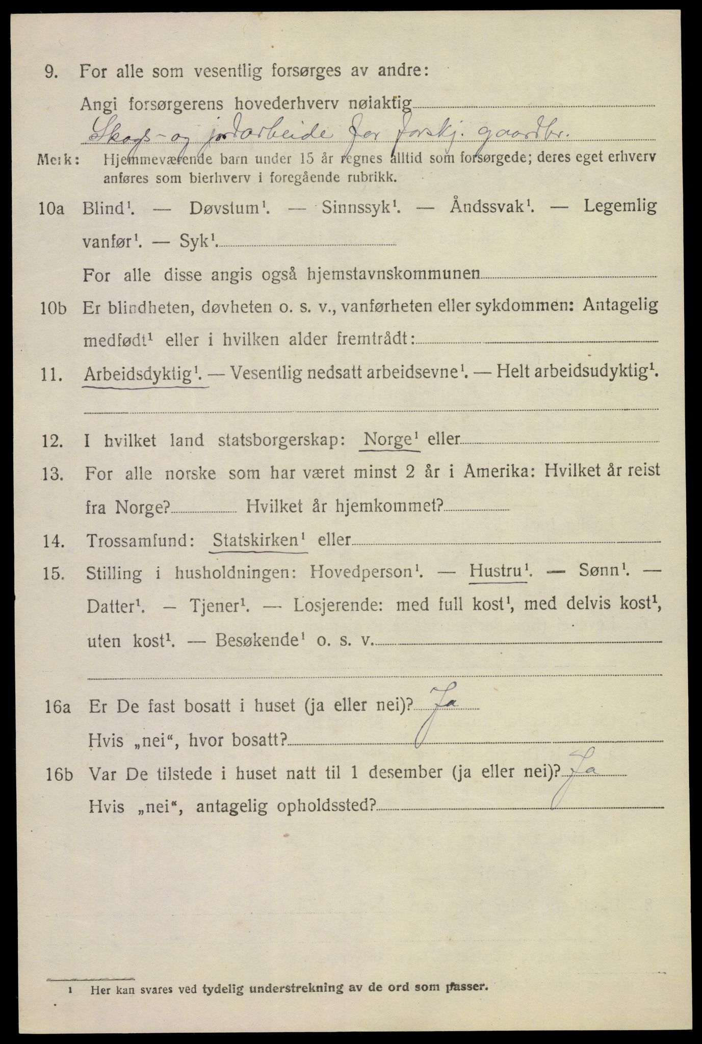 SAKO, 1920 census for Tinn, 1920, p. 4859