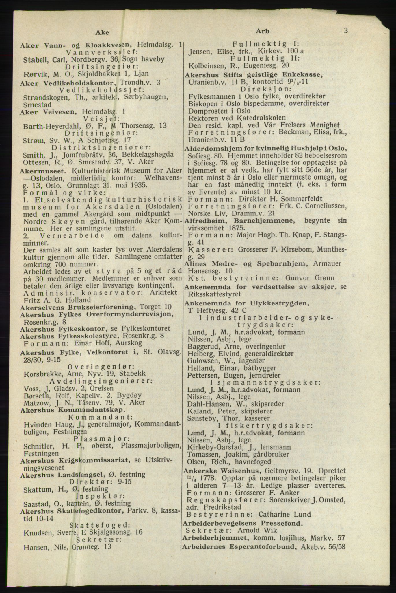 Kristiania/Oslo adressebok, PUBL/-, 1940, p. 19