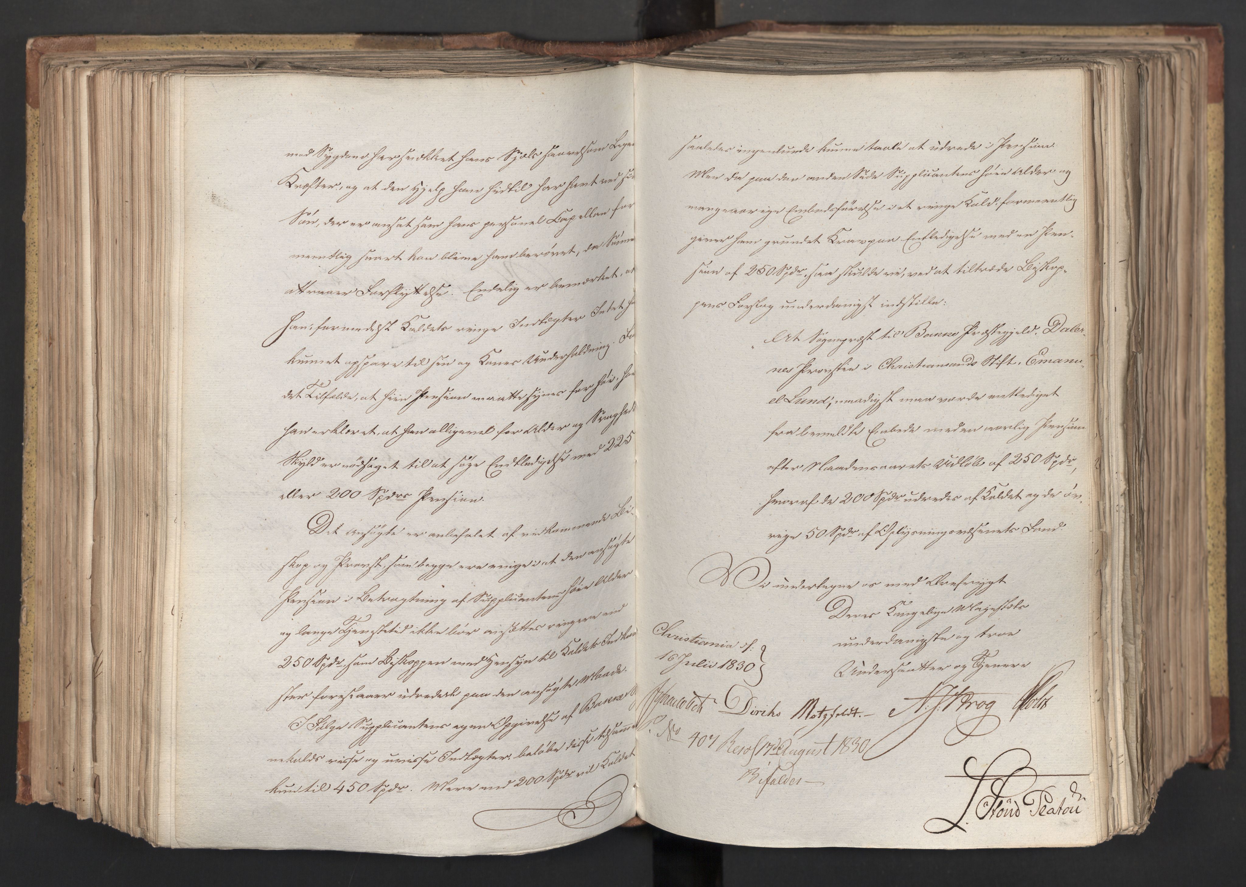 Statsrådsavdelingen i Stockholm, RA/S-1003/D/Da/L0066: Regjeringsinnstillinger nr. 240-449, 1830, p. 337