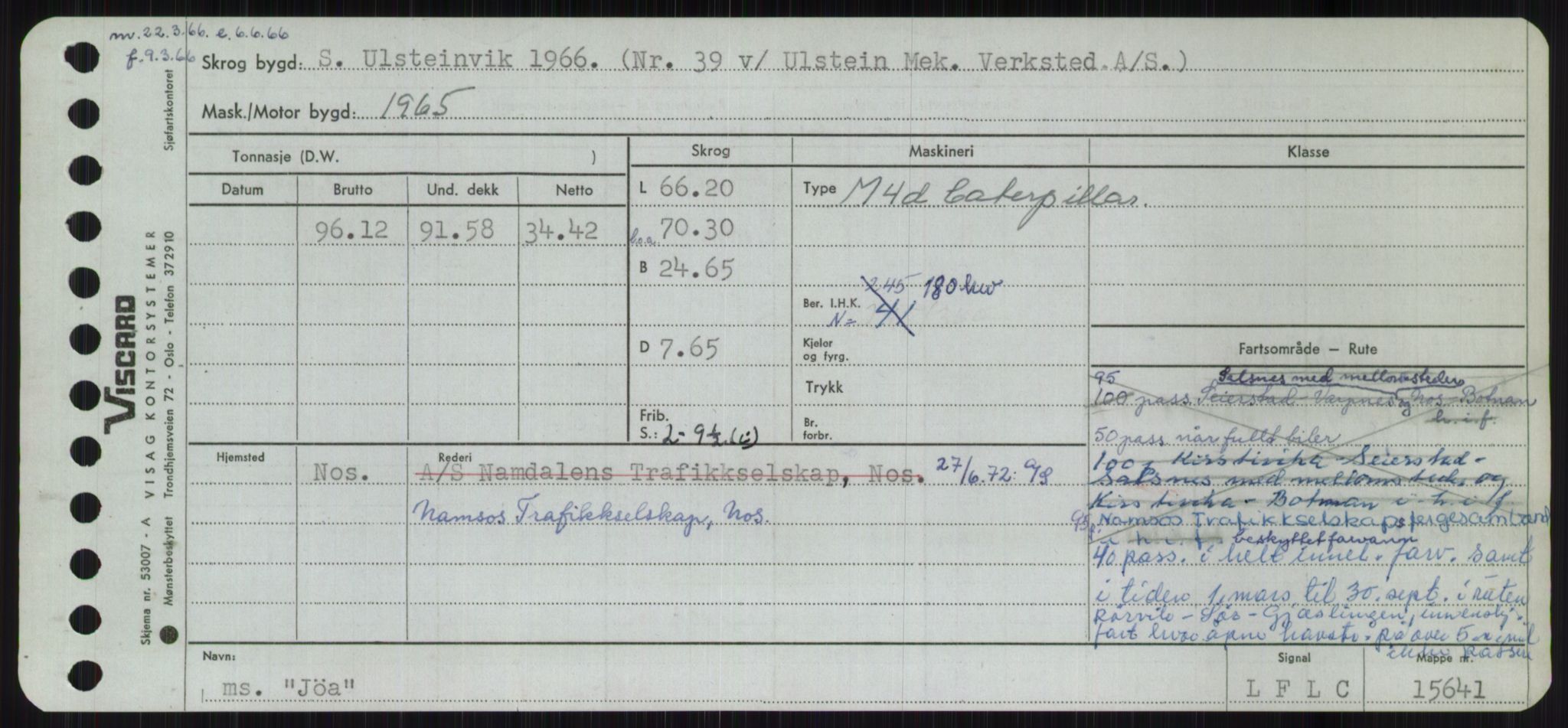 Sjøfartsdirektoratet med forløpere, Skipsmålingen, RA/S-1627/H/Ha/L0003/0001: Fartøy, Hilm-Mar / Fartøy, Hilm-Kol, p. 599