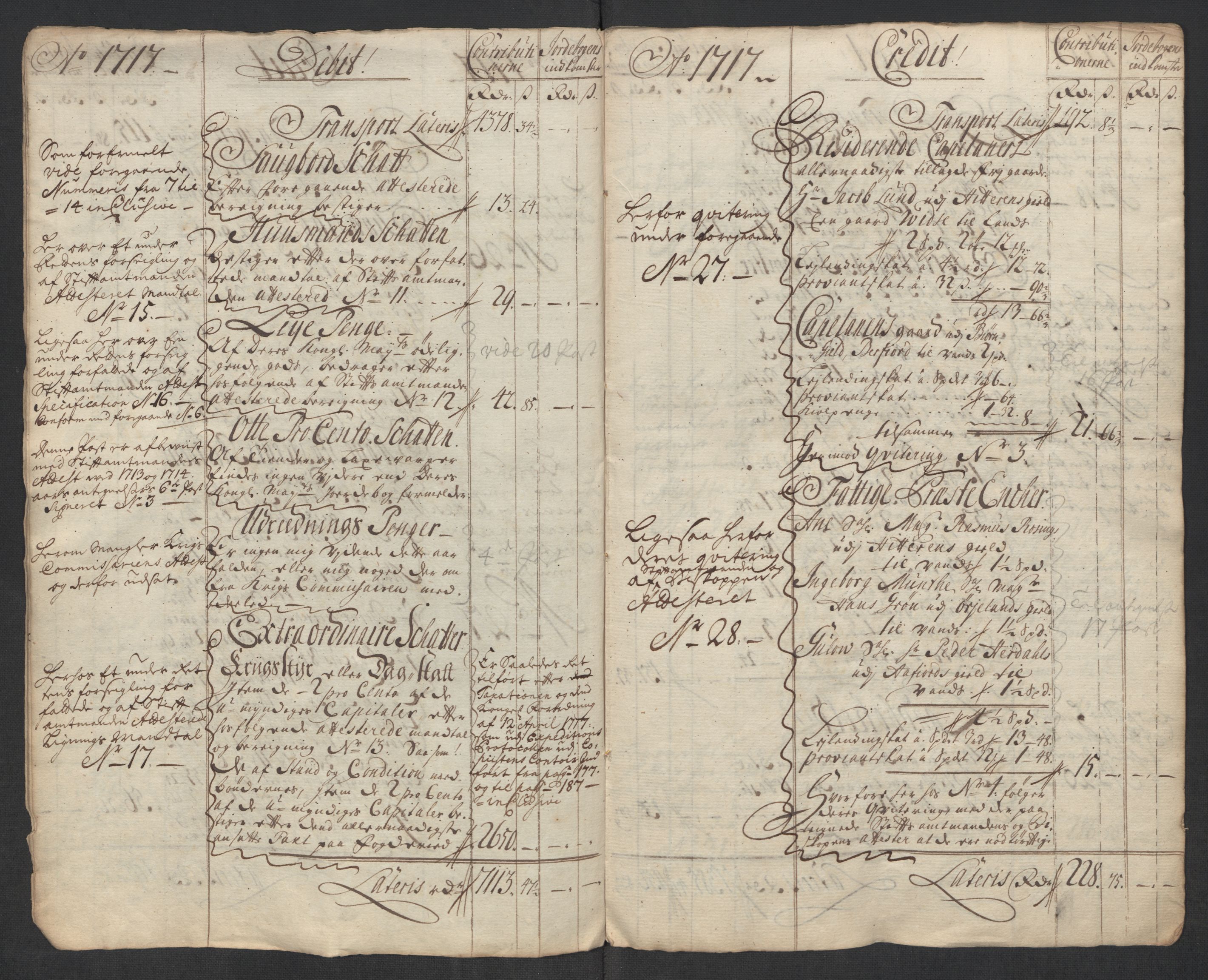 Rentekammeret inntil 1814, Reviderte regnskaper, Fogderegnskap, AV/RA-EA-4092/R57/L3865: Fogderegnskap Fosen, 1717, p. 7