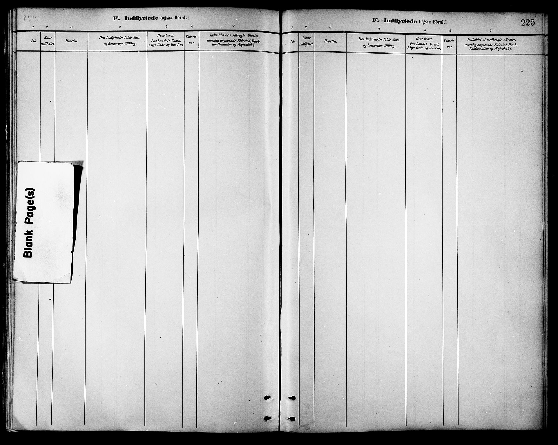 Ministerialprotokoller, klokkerbøker og fødselsregistre - Nordland, AV/SAT-A-1459/881/L1167: Parish register (copy) no. 881C04, 1886-1899, p. 225