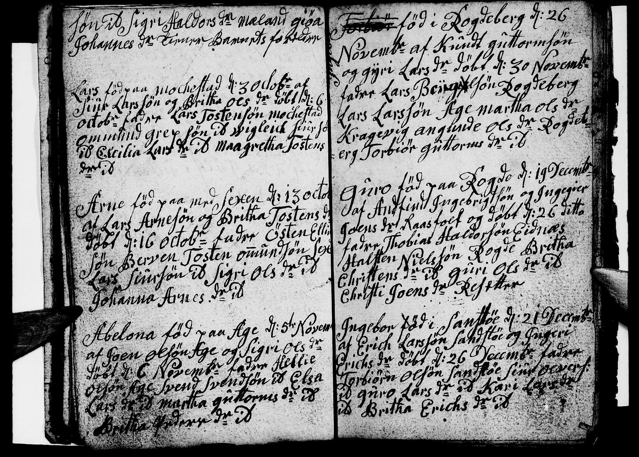 Ullensvang sokneprestembete, AV/SAB-A-78701/H/Hab: Parish register (copy) no. B 7, 1792-1797