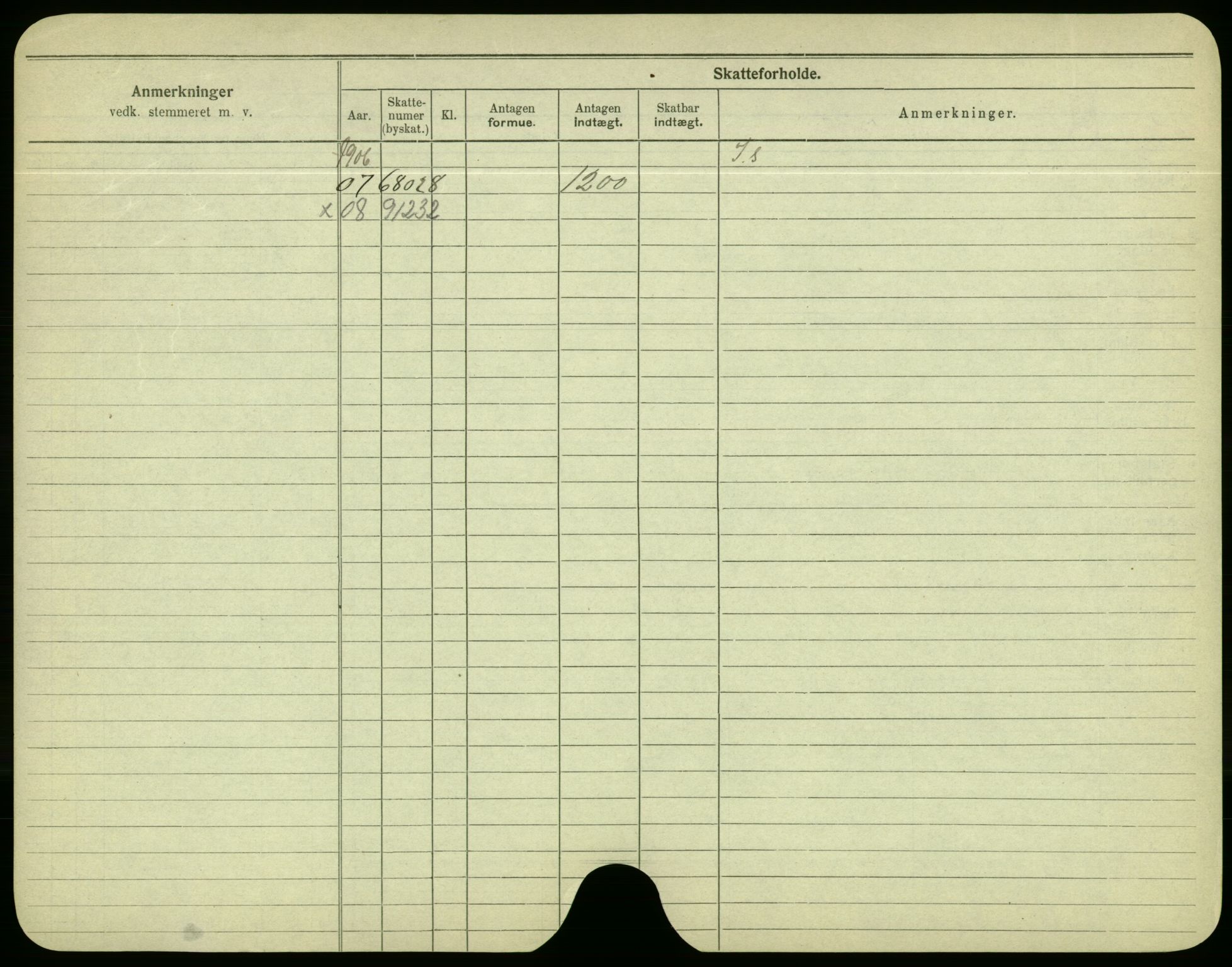 Oslo folkeregister, Registerkort, AV/SAO-A-11715/F/Fa/Fac/L0003: Menn, 1906-1914, p. 803b