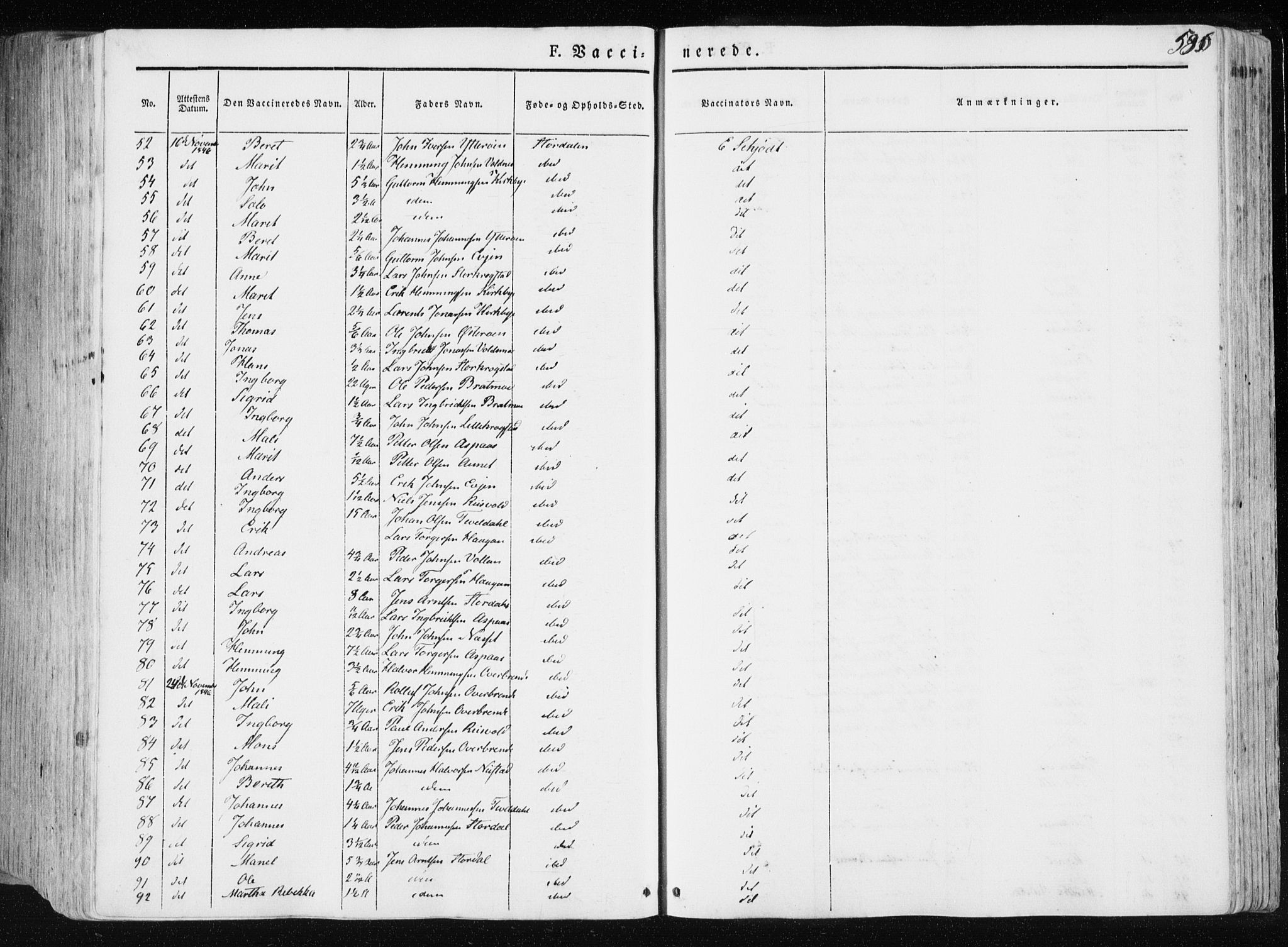 Ministerialprotokoller, klokkerbøker og fødselsregistre - Nord-Trøndelag, AV/SAT-A-1458/709/L0074: Parish register (official) no. 709A14, 1845-1858, p. 586