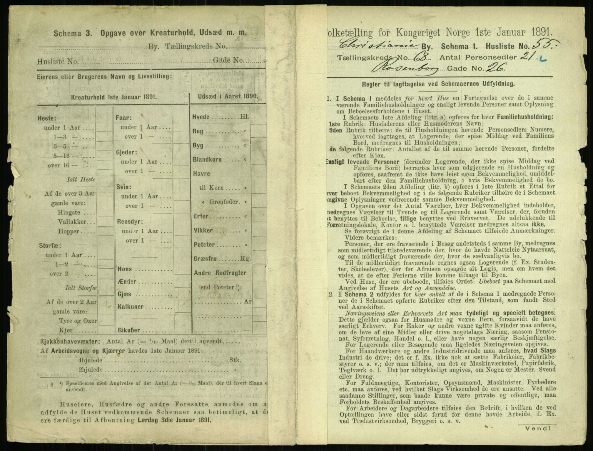 RA, 1891 census for 0301 Kristiania, 1891, p. 37474