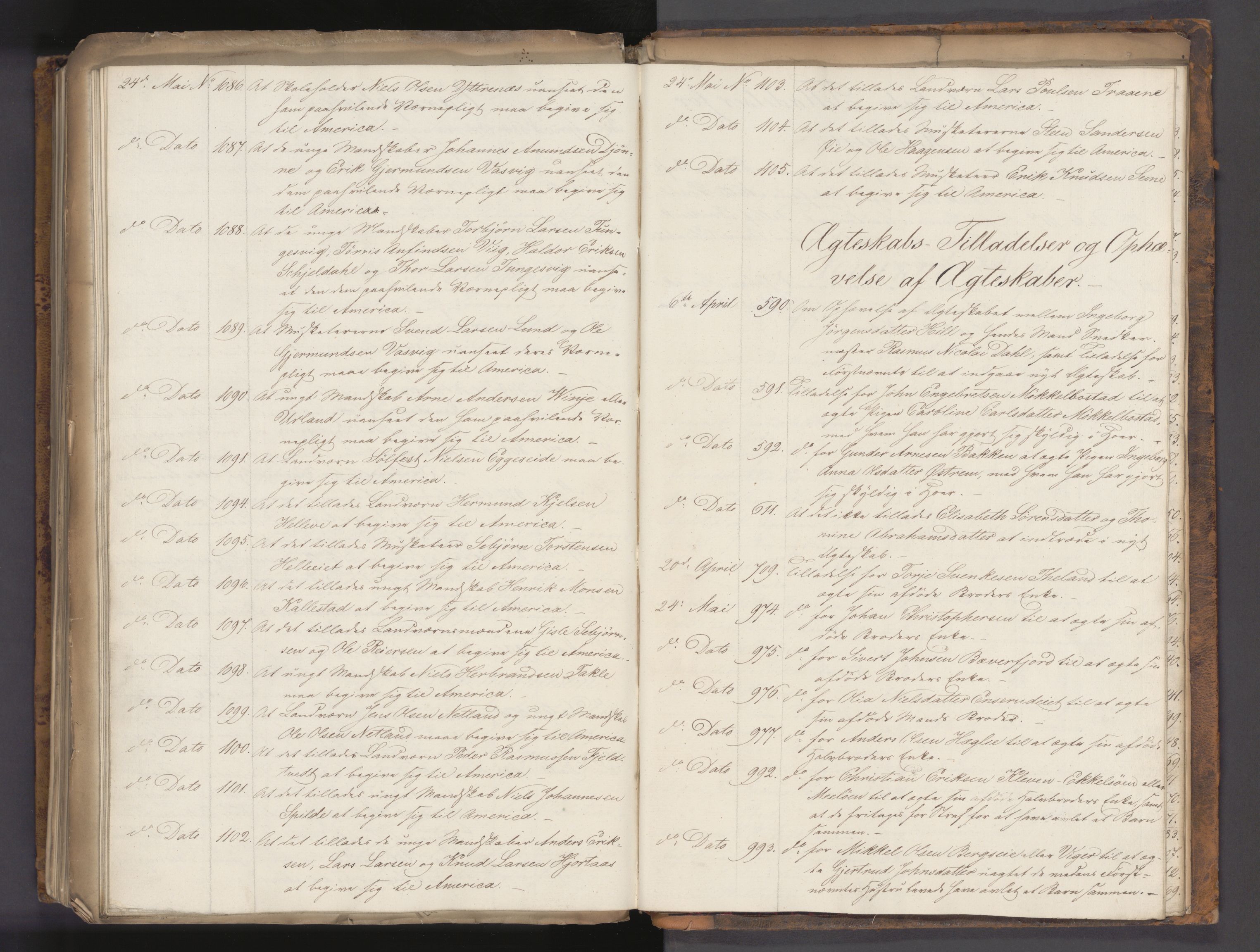 Statsrådssekretariatet, AV/RA-S-1001/A/Ab/L0049: Kgl. res. nr. 556-1166 og 1-9, 2. kvartal, 1839