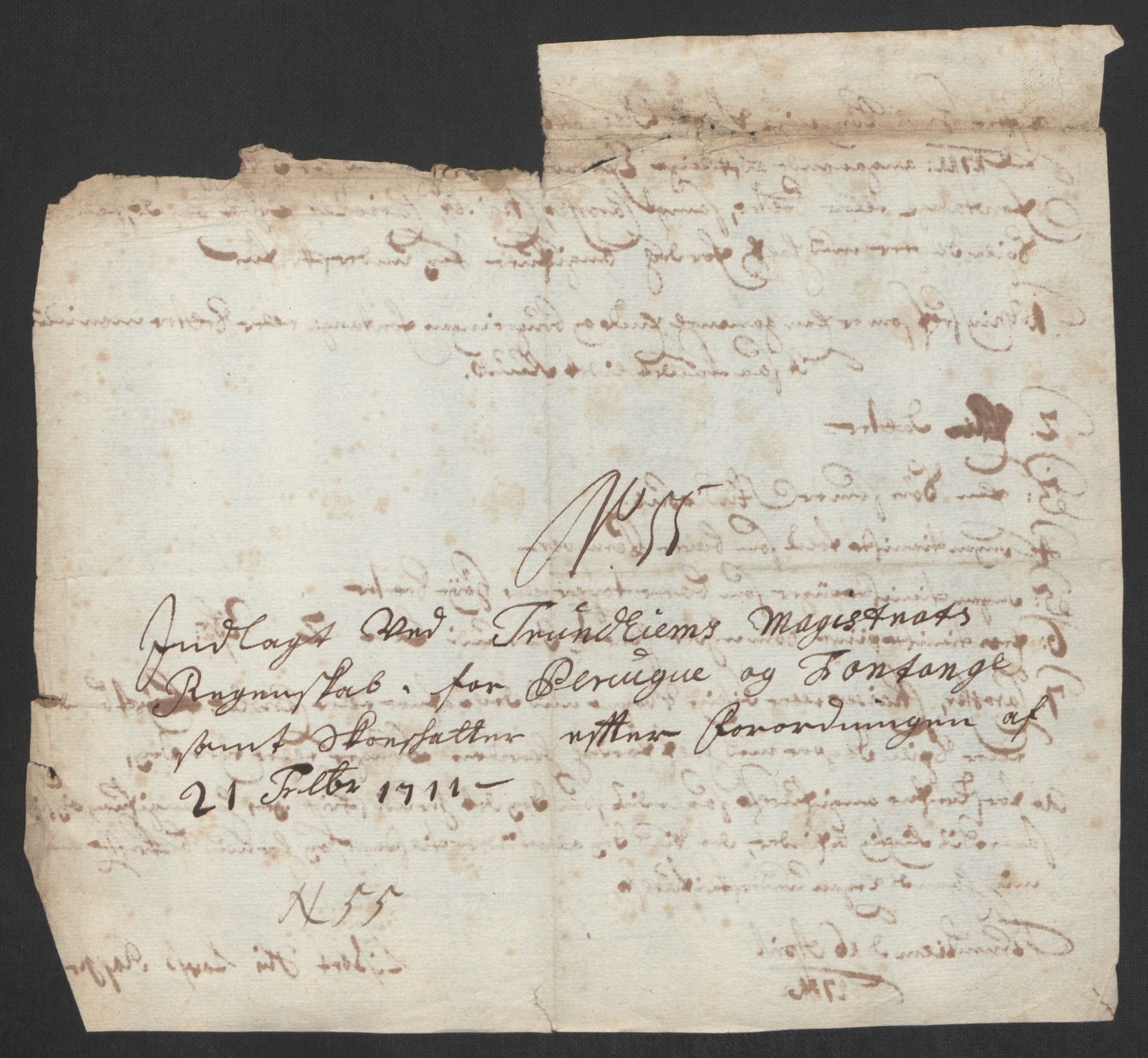 Rentekammeret inntil 1814, Reviderte regnskaper, Byregnskaper, AV/RA-EA-4066/R/Rs/L0507: [S3] Kontribusjonsregnskap, 1699-1711, p. 584