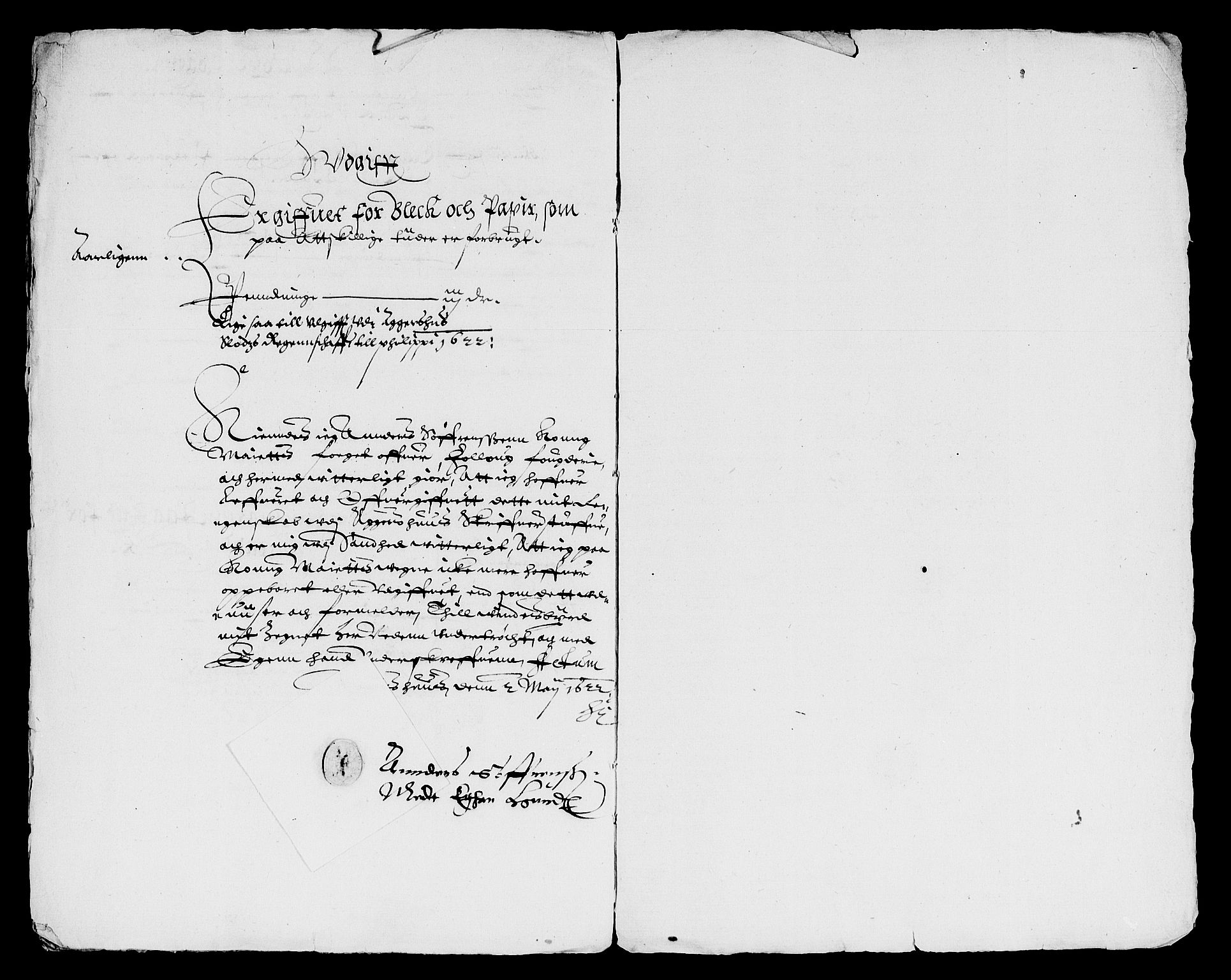 Rentekammeret inntil 1814, Reviderte regnskaper, Lensregnskaper, RA/EA-5023/R/Rb/Rba/L0057: Akershus len, 1620-1622