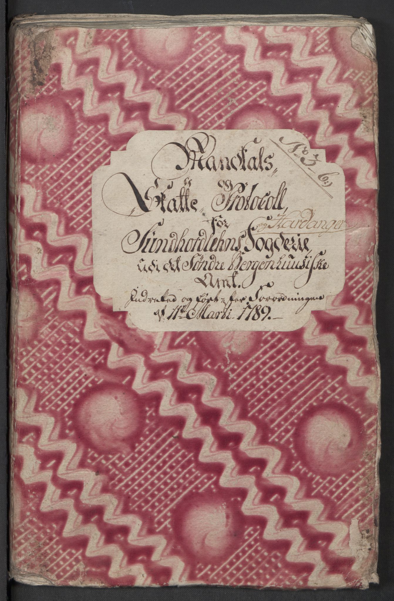 Rentekammeret inntil 1814, Reviderte regnskaper, Mindre regnskaper, AV/RA-EA-4068/Rf/Rfe/L0049: Sunnhordland og Hardanger fogderi, Sunnmøre fogderi, 1789, p. 120