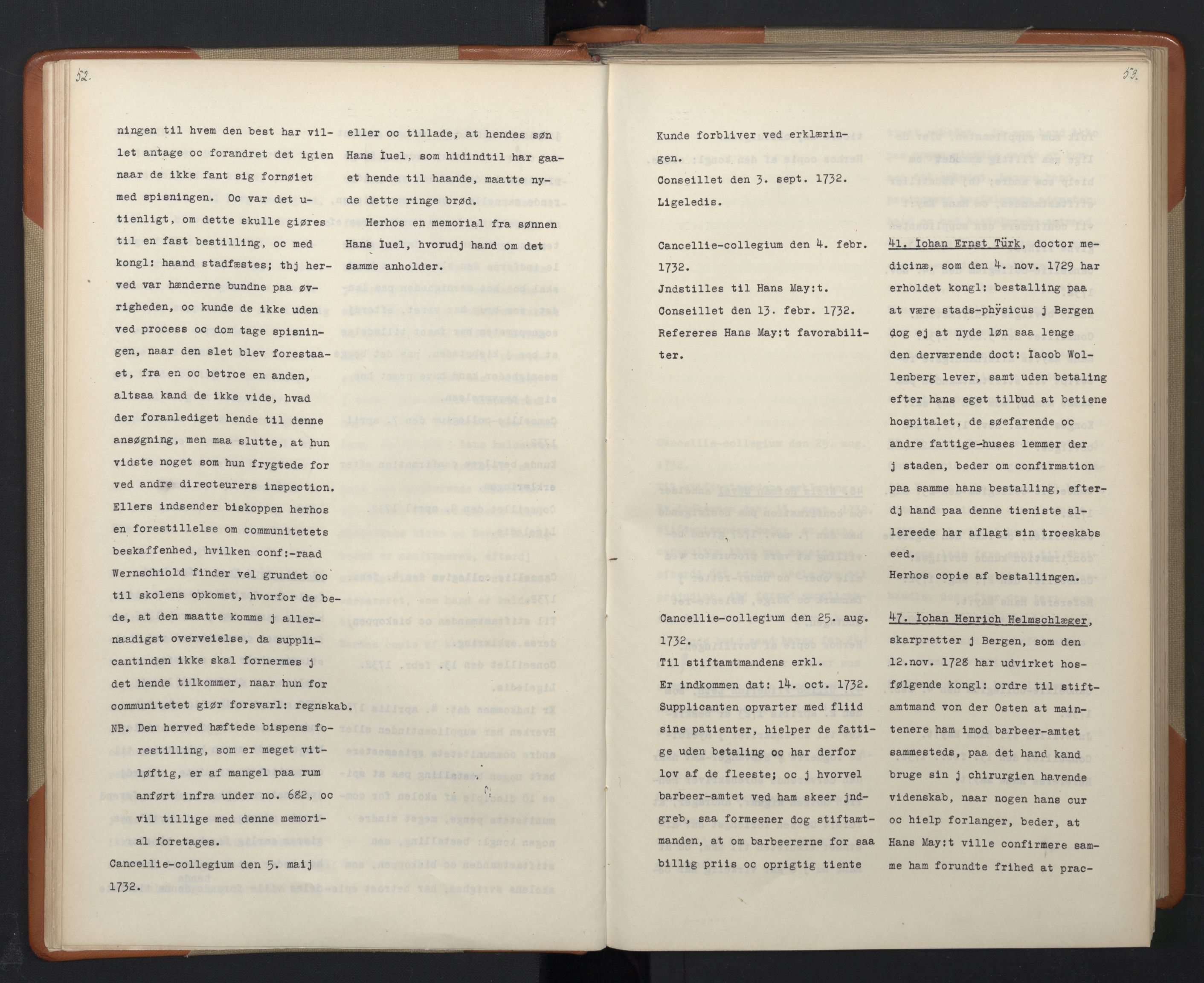 Avskriftsamlingen, AV/RA-EA-4022/F/Fa/L0095: Supplikker, 1732, p. 30