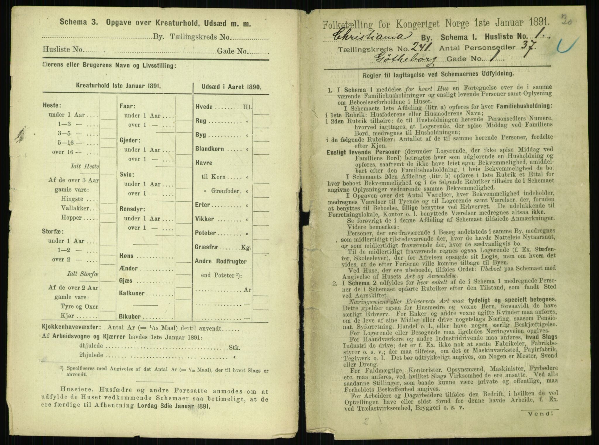 RA, 1891 census for 0301 Kristiania, 1891, p. 141565