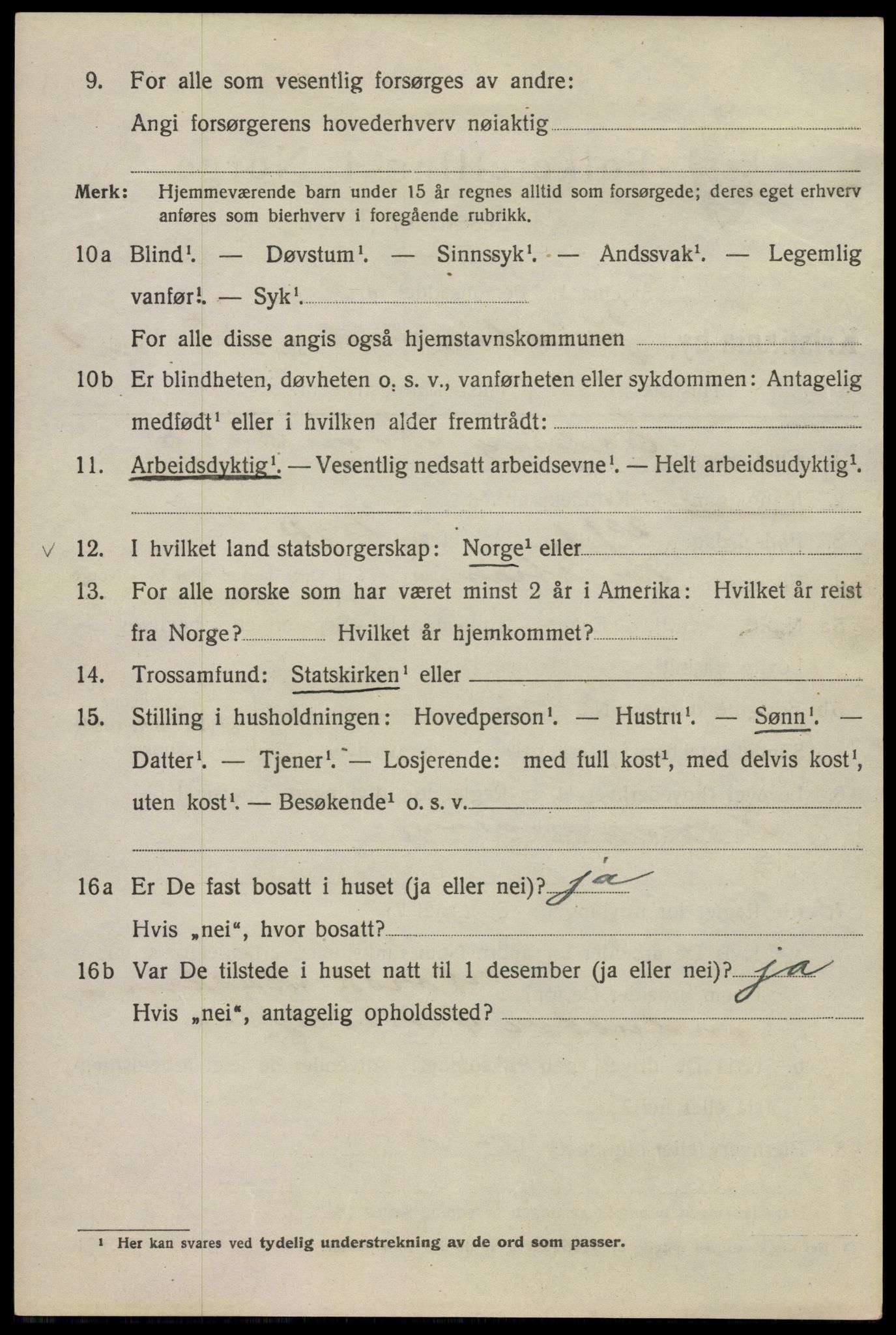 SAO, 1920 census for Kristiania, 1920, p. 325644