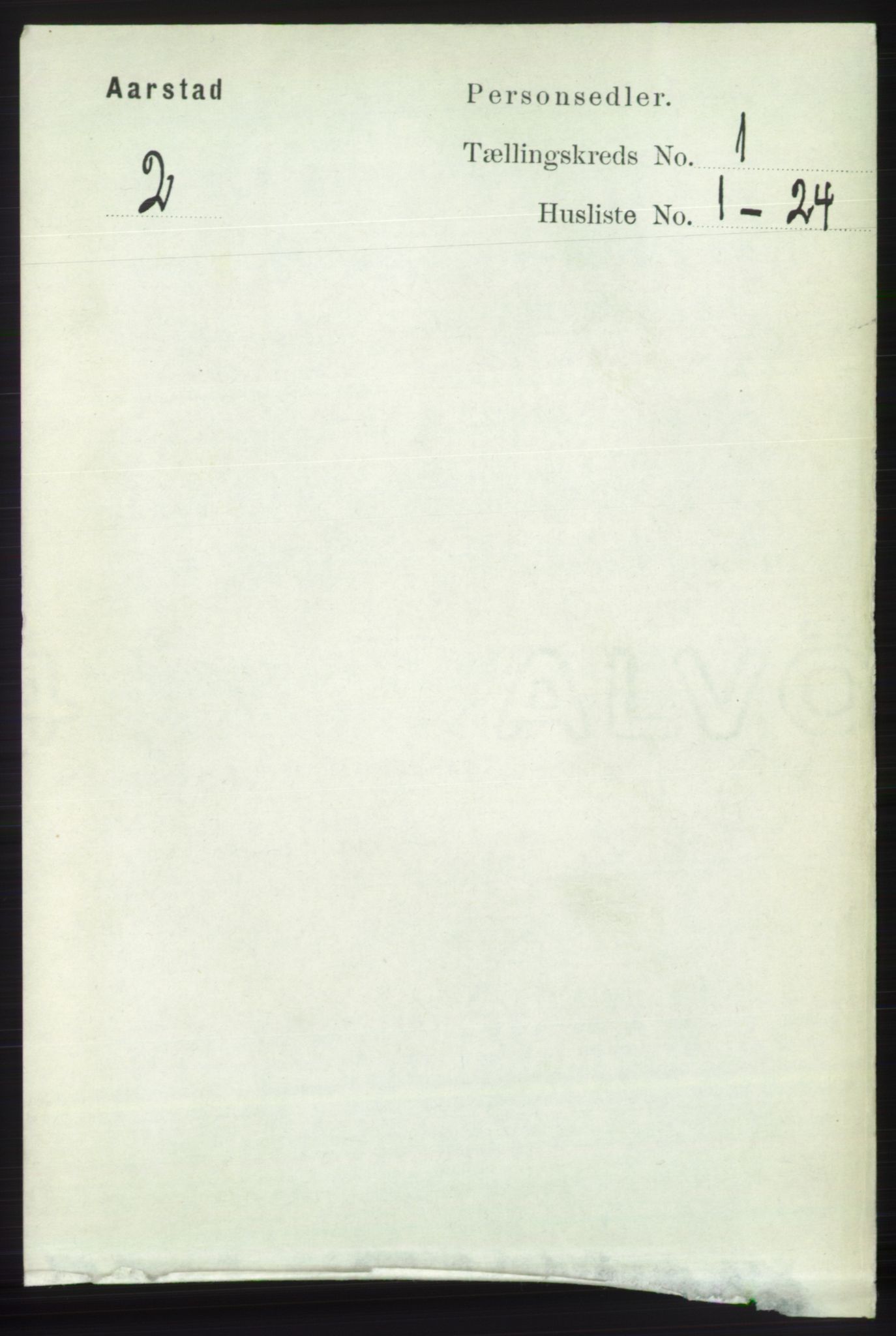 SAB, 1891 Census for 1280 Årstad, 1891, p. 103