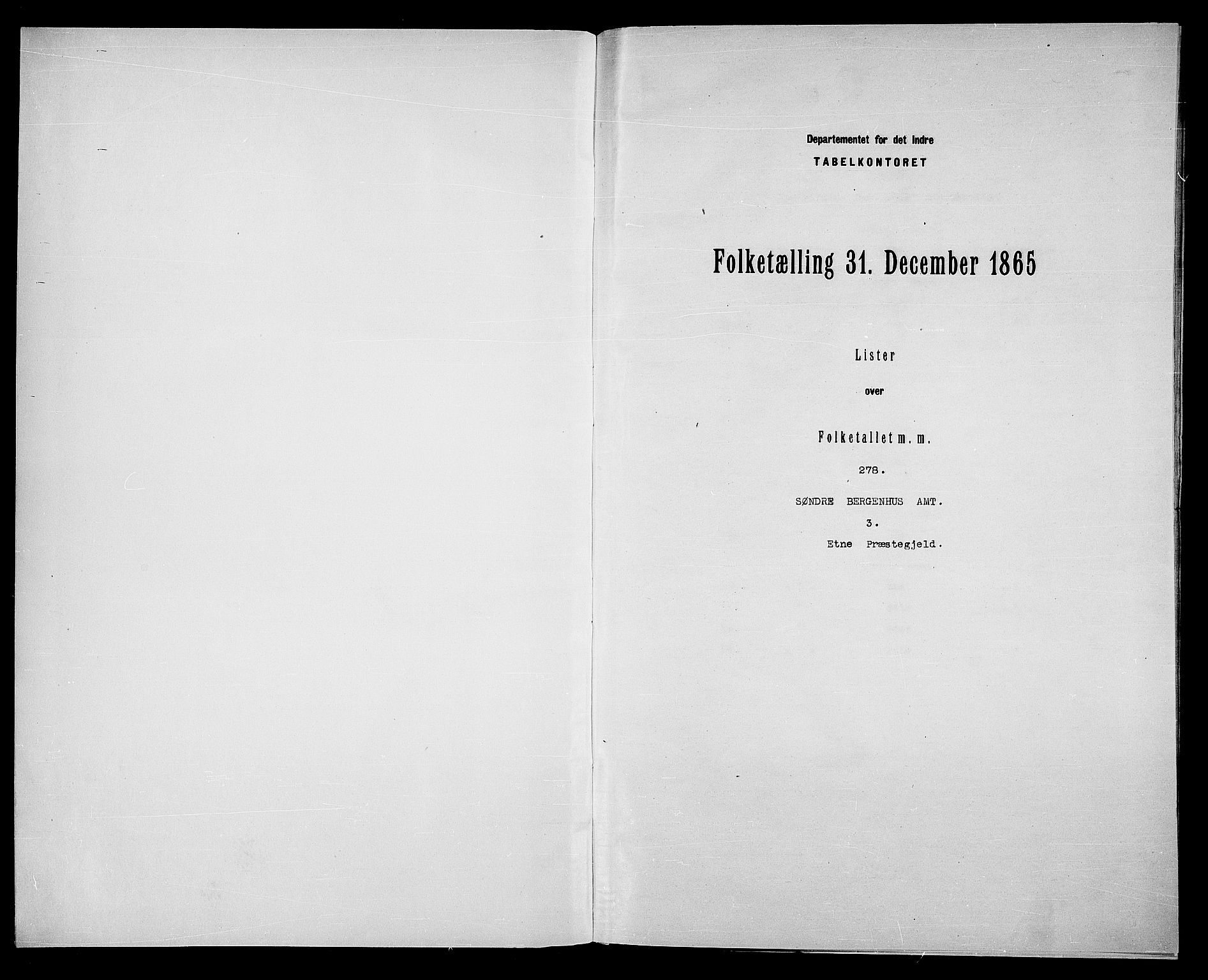 RA, 1865 census for Etne, 1865, p. 3
