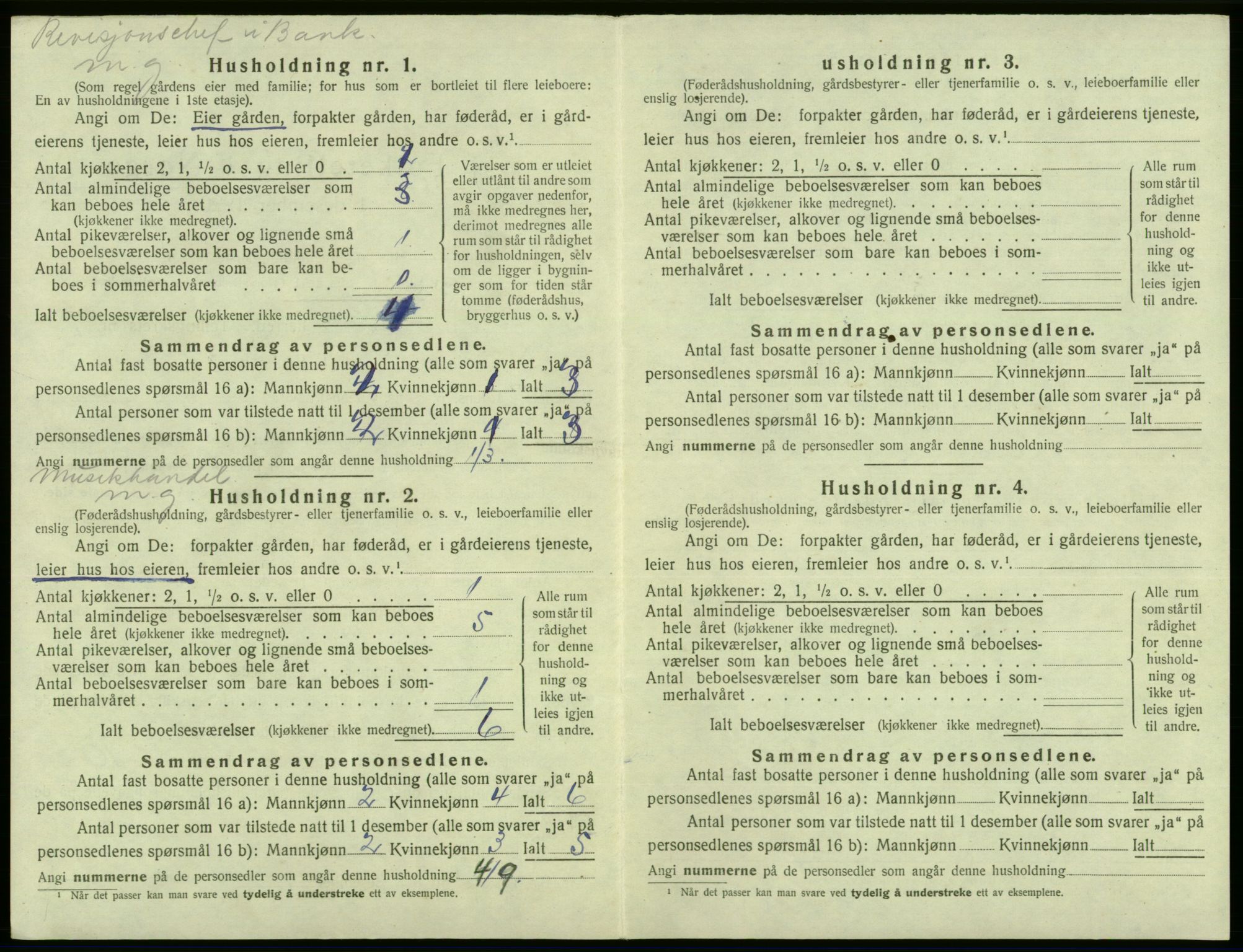 SAB, 1920 census for Laksevåg, 1920, p. 300