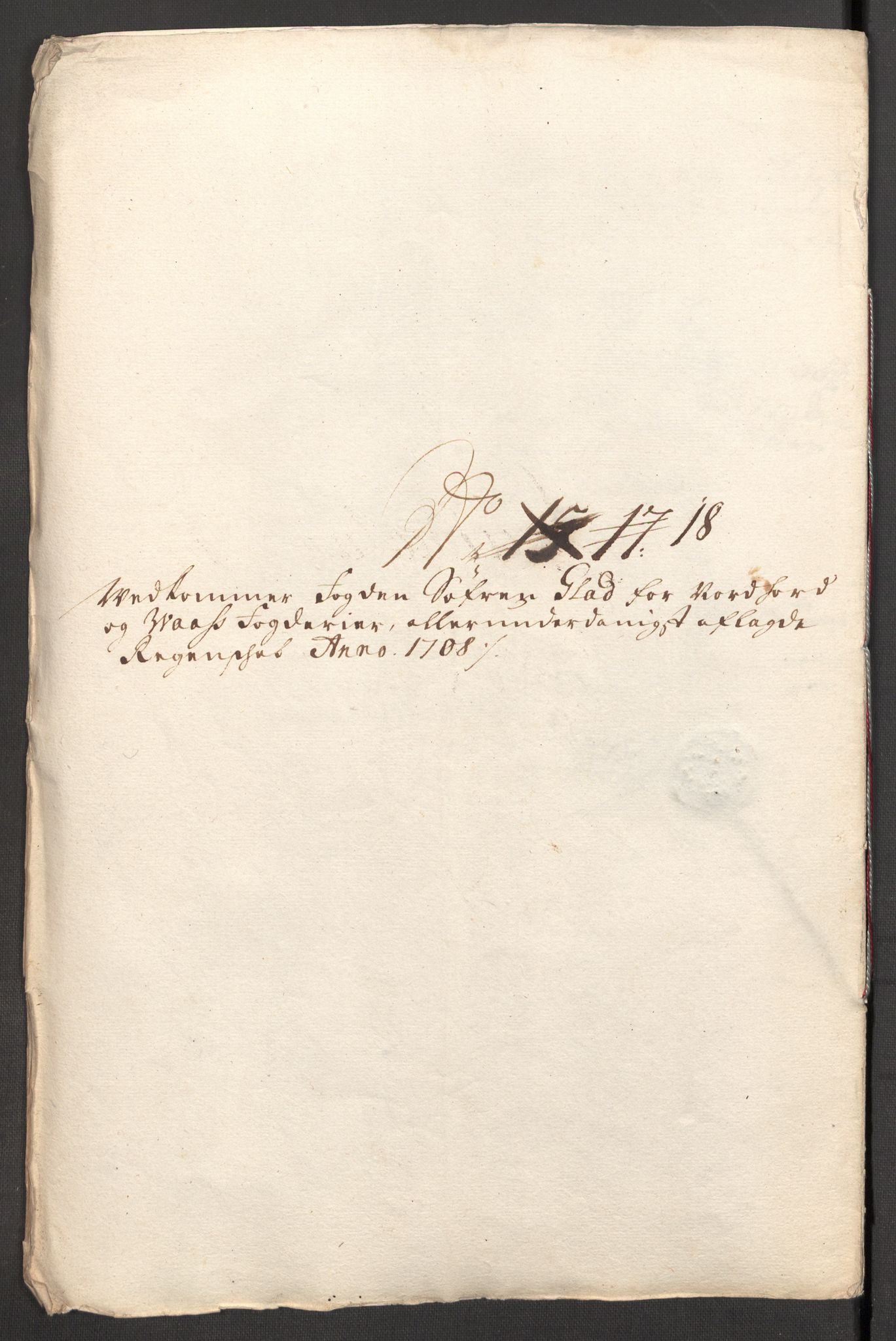 Rentekammeret inntil 1814, Reviderte regnskaper, Fogderegnskap, RA/EA-4092/R51/L3189: Fogderegnskap Nordhordland og Voss, 1708, p. 352