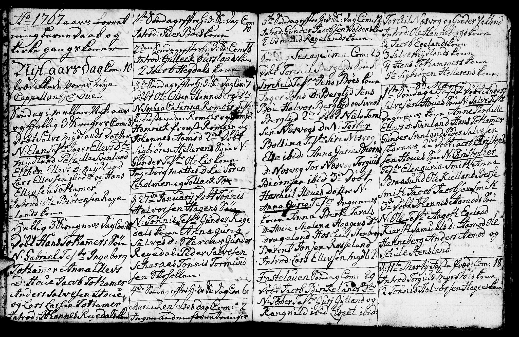 Sokndal sokneprestkontor, SAST/A-101808: Parish register (official) no. A 4, 1762-1811