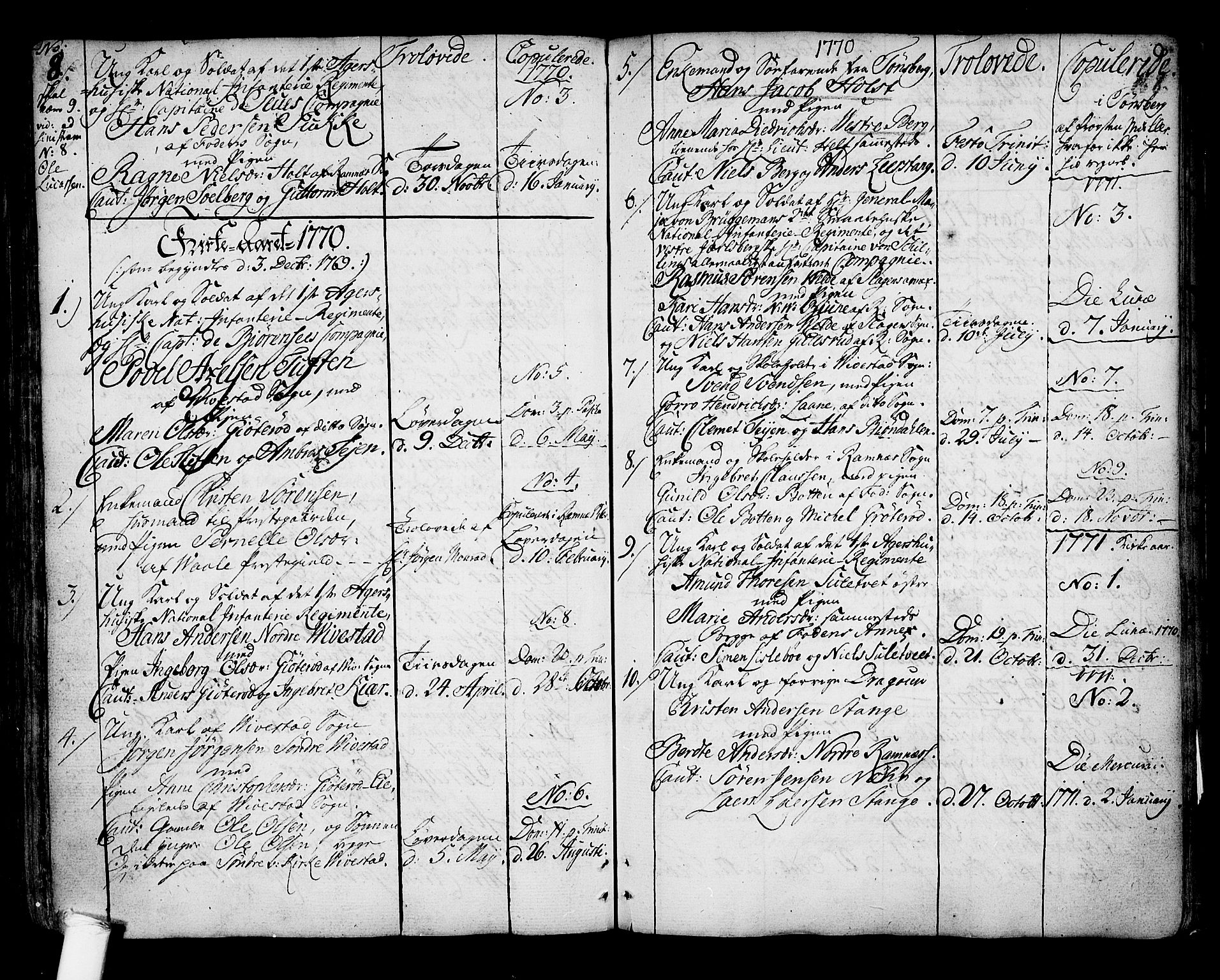 Ramnes kirkebøker, SAKO/A-314/F/Fa/L0001: Parish register (official) no. I 1, 1732-1774, p. 168