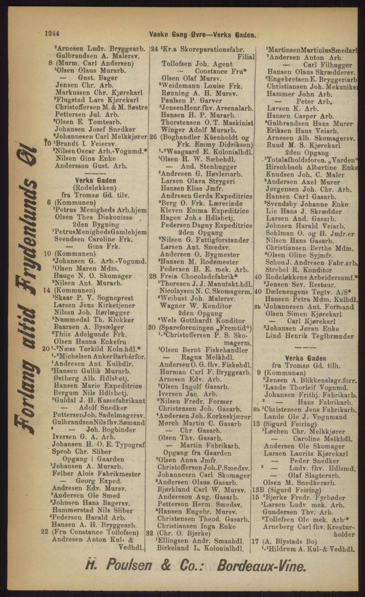 Kristiania/Oslo adressebok, PUBL/-, 1903, p. 1244