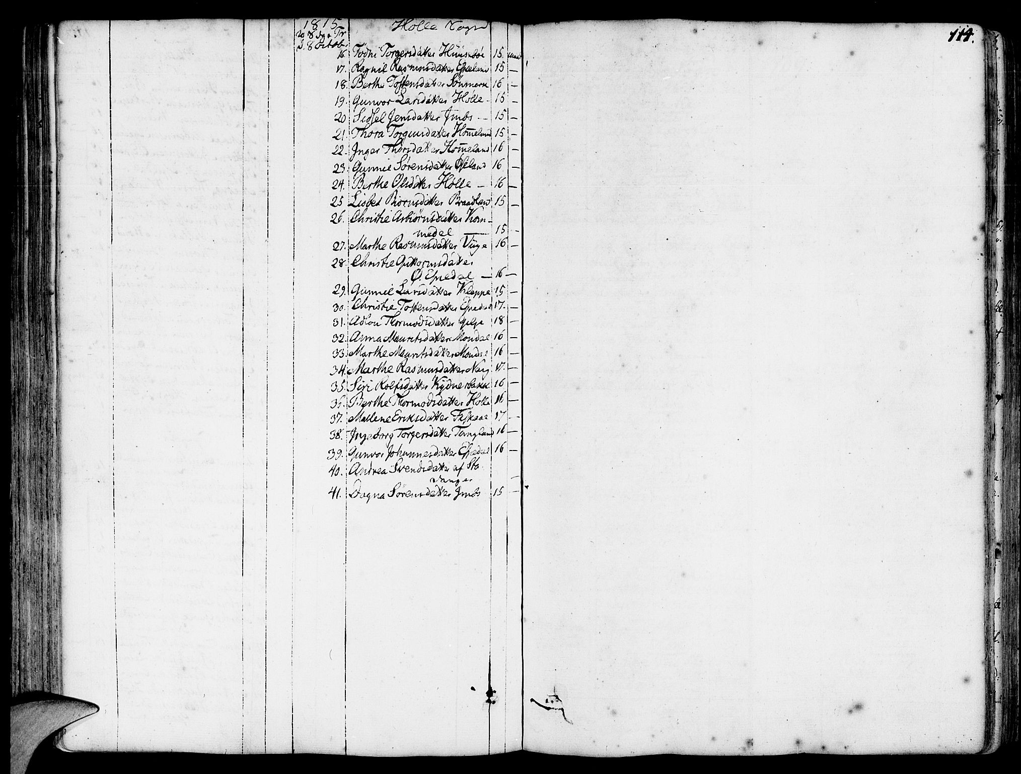Strand sokneprestkontor, SAST/A-101828/H/Ha/Haa/L0003: Parish register (official) no. A 3, 1769-1816, p. 114