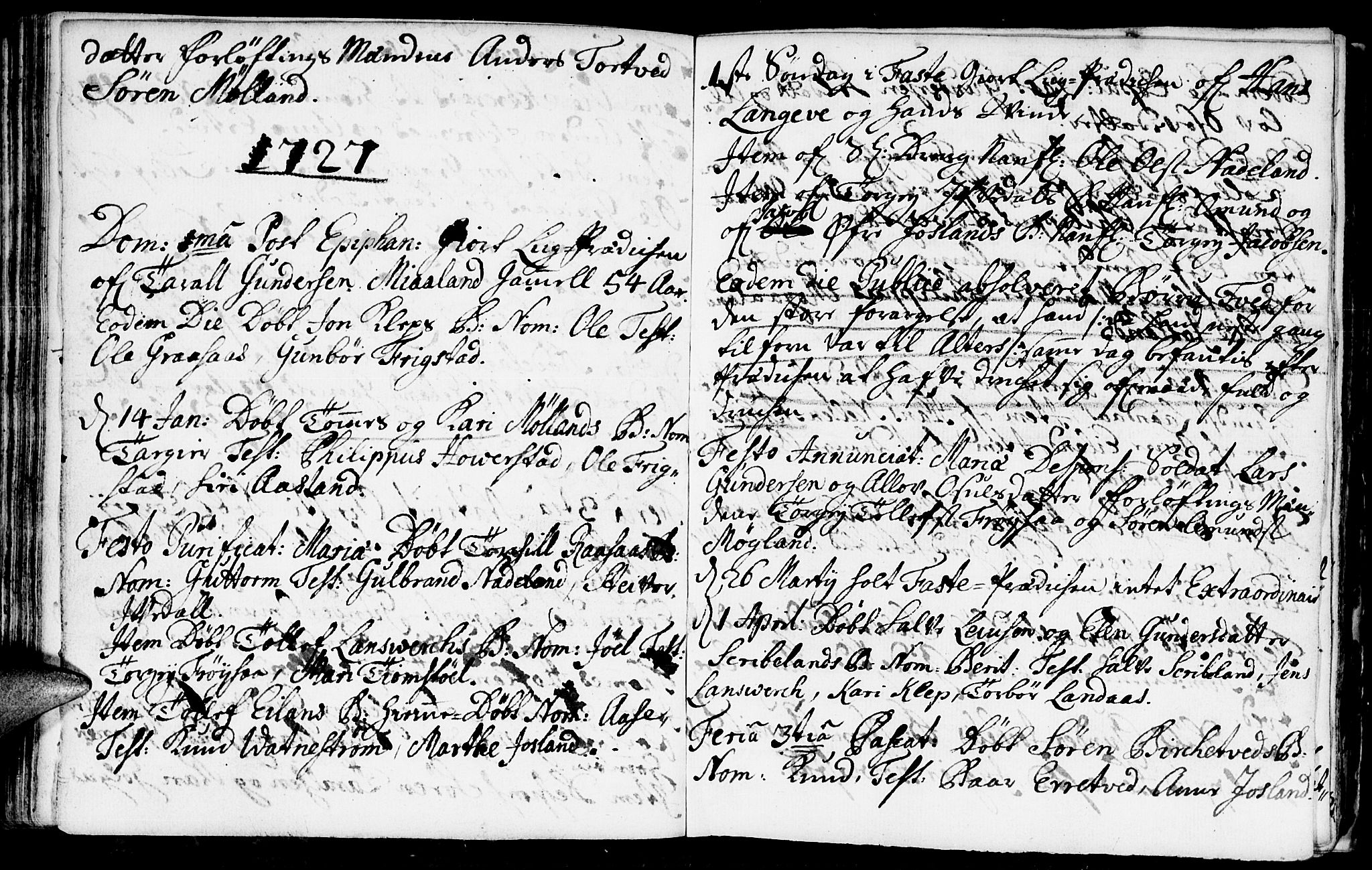 Evje sokneprestkontor, AV/SAK-1111-0008/F/Fa/Fac/L0001: Parish register (official) no. A 1, 1705-1764, p. 108-109