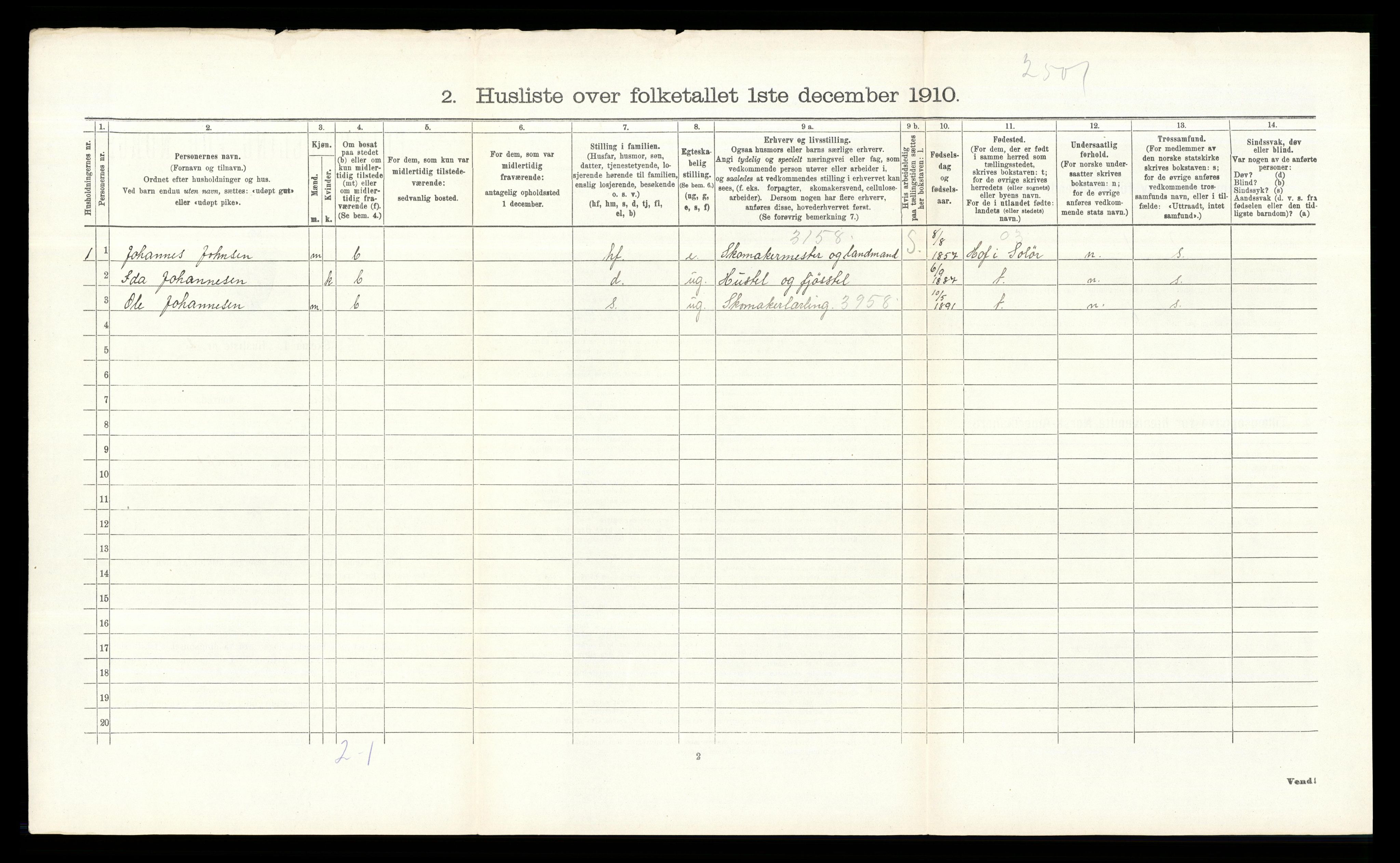 RA, 1910 census for Grue, 1910, p. 940