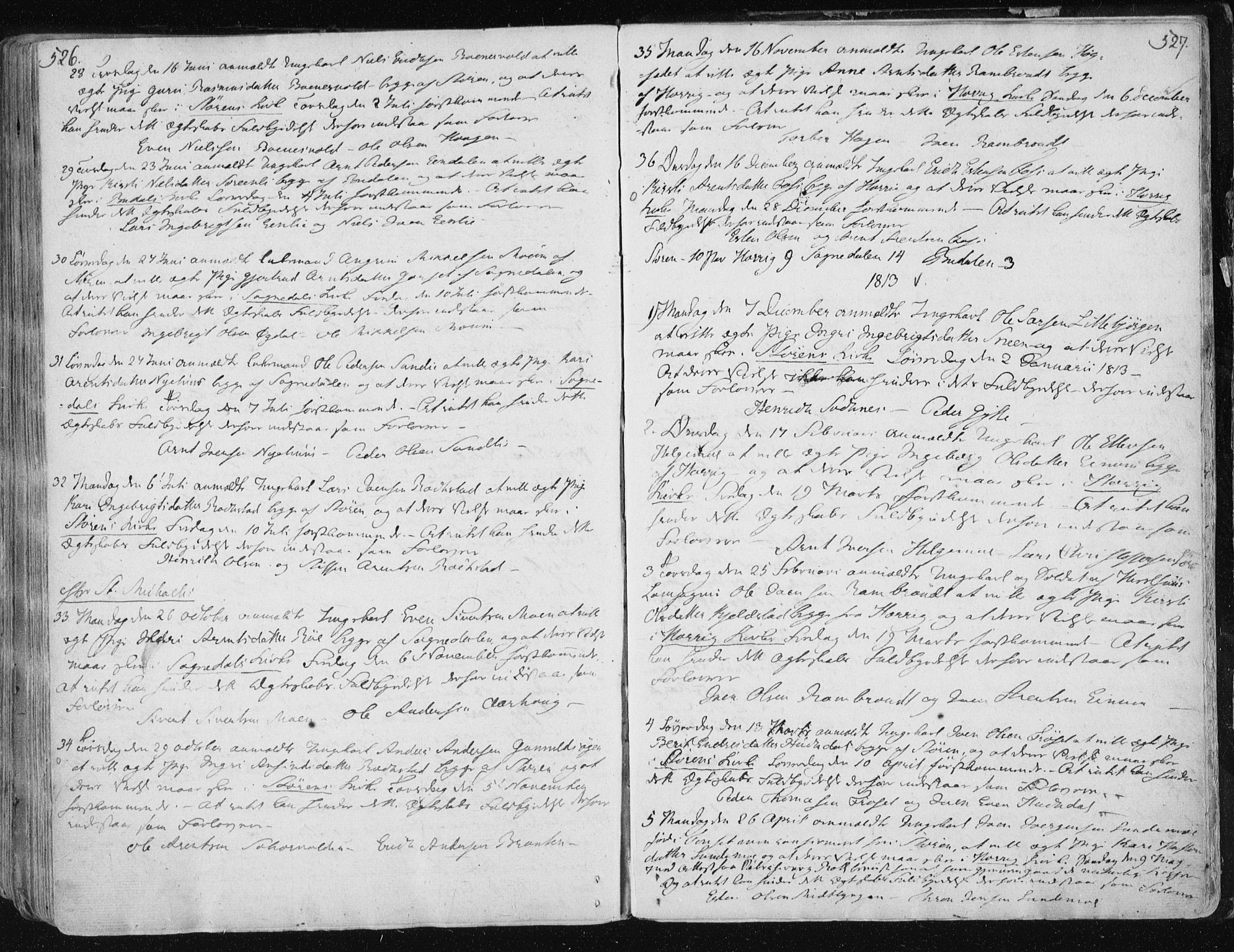 Ministerialprotokoller, klokkerbøker og fødselsregistre - Sør-Trøndelag, SAT/A-1456/687/L0992: Parish register (official) no. 687A03 /1, 1788-1815, p. 526-527