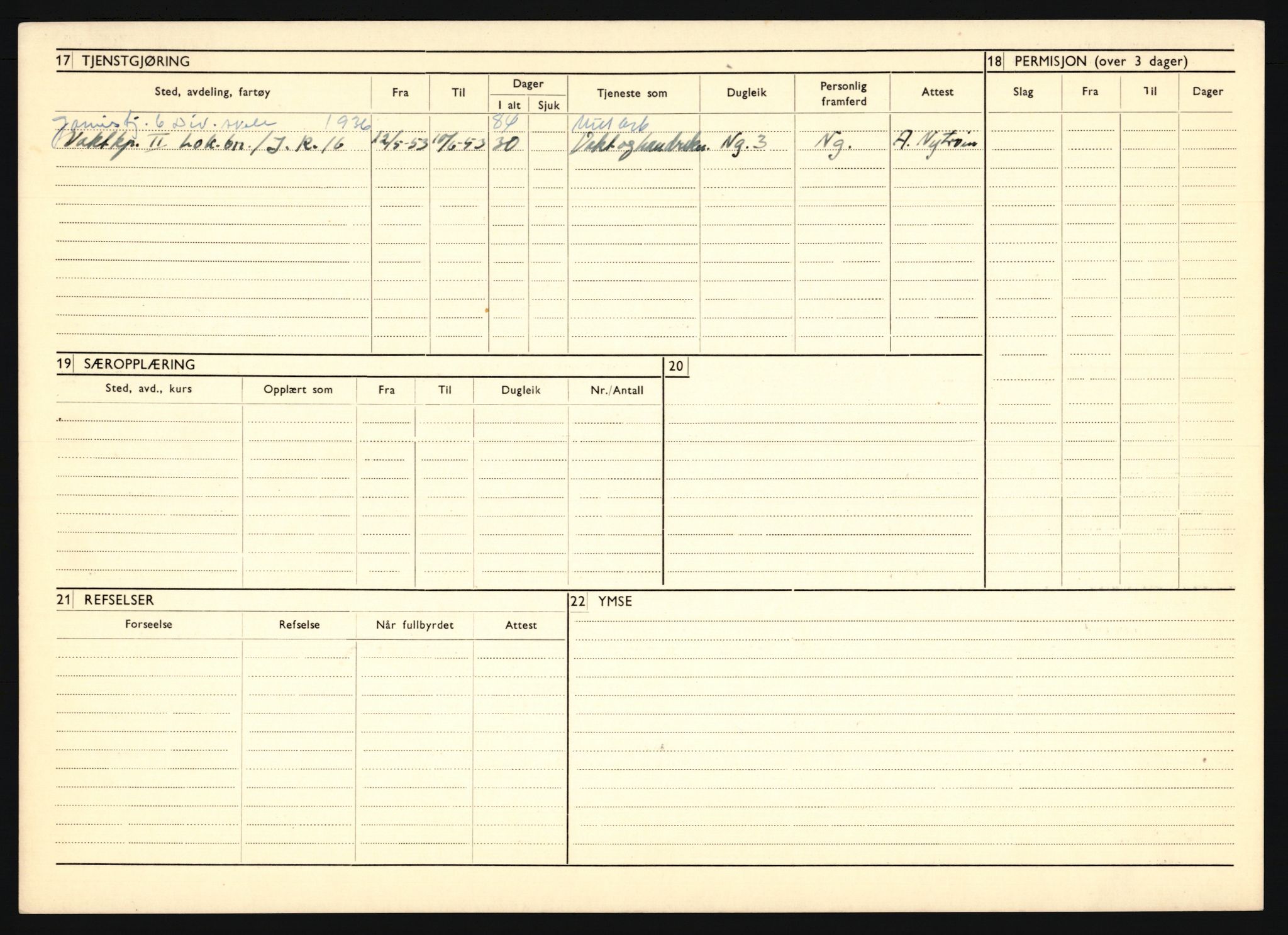 Forsvaret, Troms infanteriregiment nr. 16, AV/RA-RAFA-3146/P/Pa/L0019: Rulleblad for regimentets menige mannskaper, årsklasse 1935, 1935, p. 1036