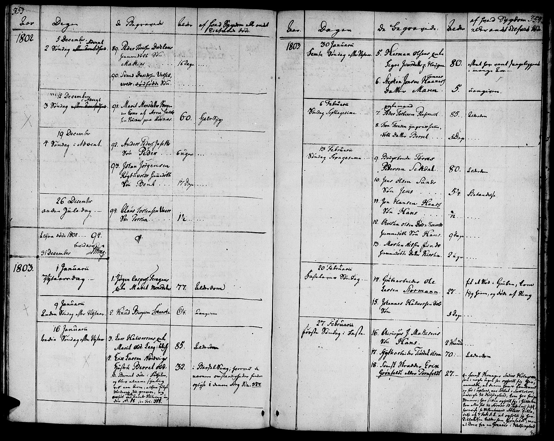Ministerialprotokoller, klokkerbøker og fødselsregistre - Sør-Trøndelag, SAT/A-1456/681/L0927: Parish register (official) no. 681A05, 1798-1808, p. 353-354