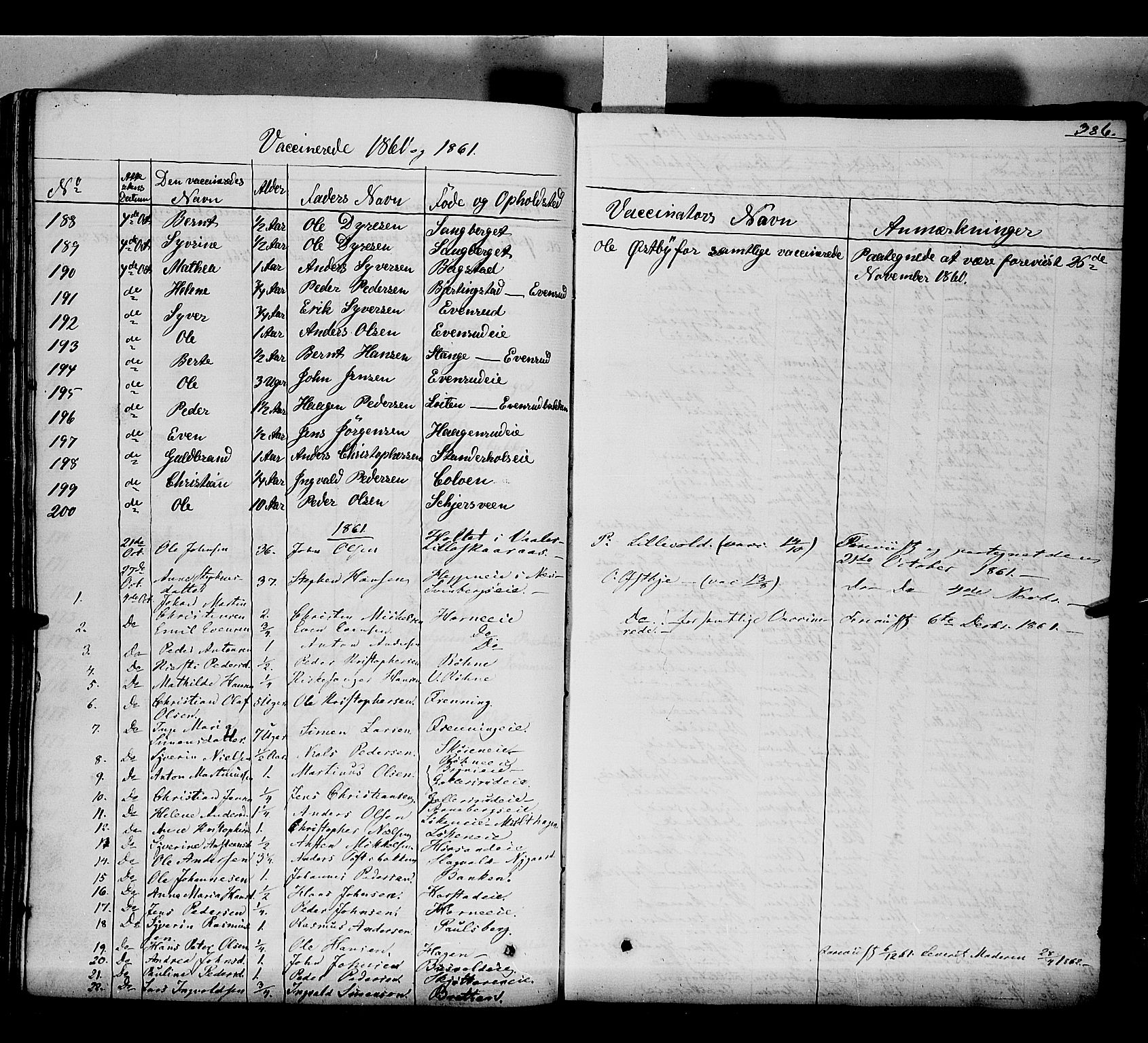 Romedal prestekontor, SAH/PREST-004/K/L0004: Parish register (official) no. 4, 1847-1861, p. 386