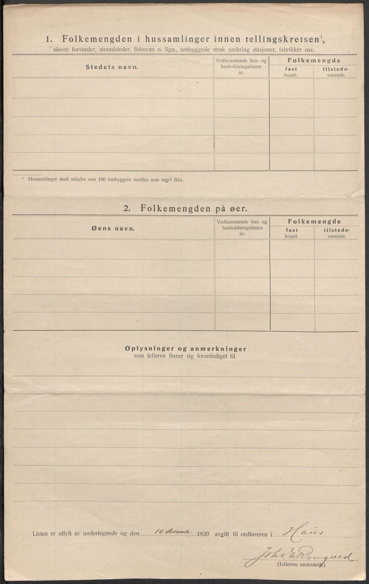 SAB, 1920 census for Haus, 1920, p. 35