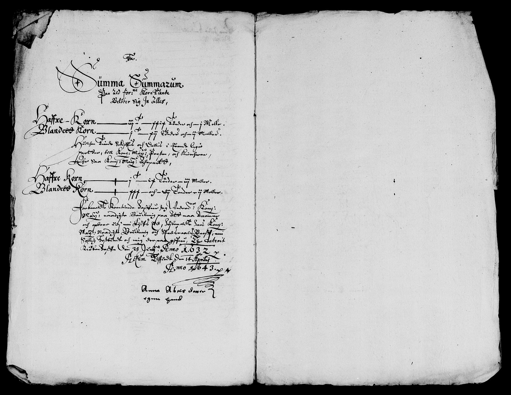 Rentekammeret inntil 1814, Reviderte regnskaper, Lensregnskaper, AV/RA-EA-5023/R/Rb/Rbt/L0093: Bergenhus len, 1642-1643
