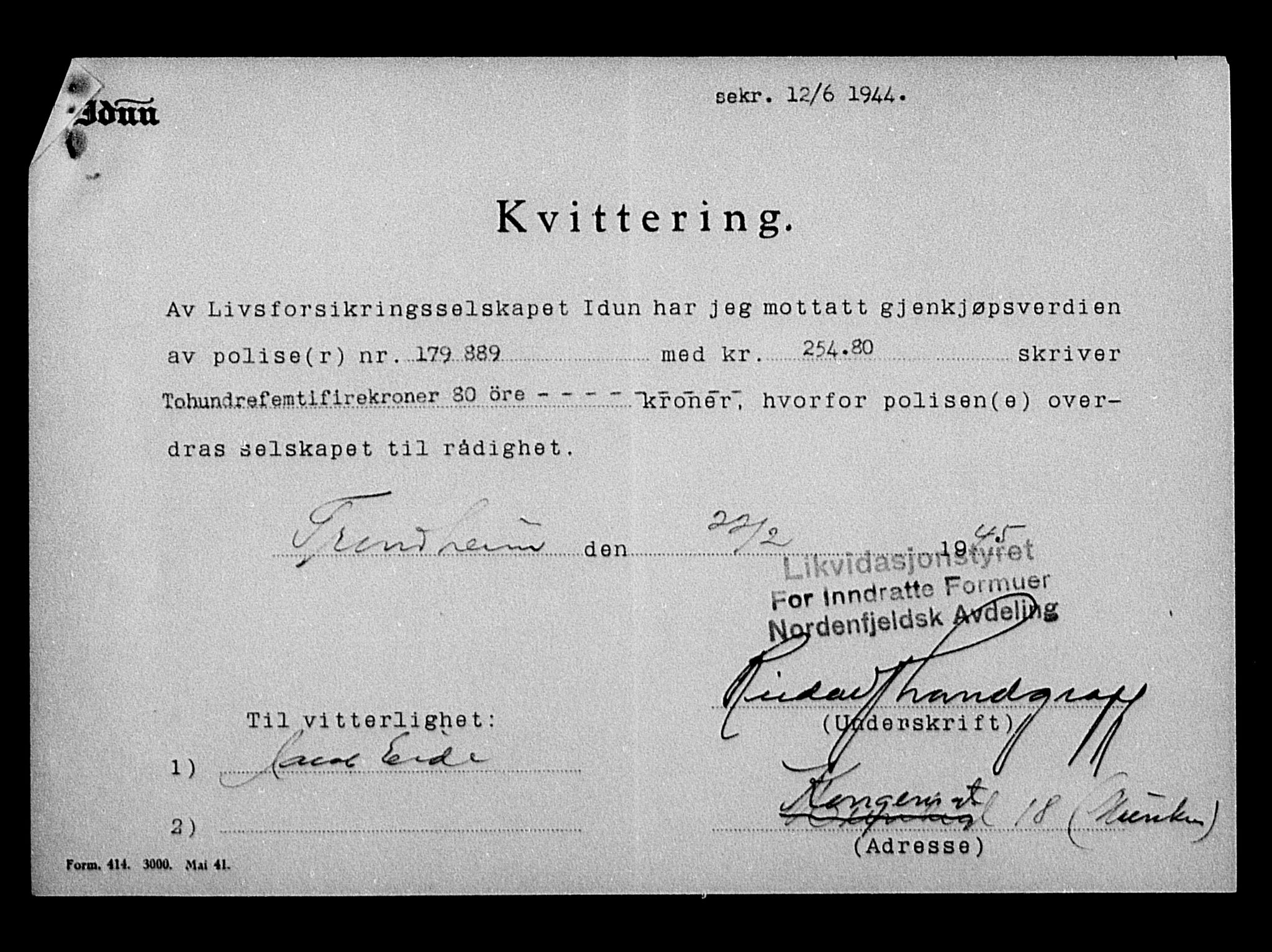 Justisdepartementet, Tilbakeføringskontoret for inndratte formuer, AV/RA-S-1564/H/Hc/Hca/L0894: --, 1945-1947, p. 474
