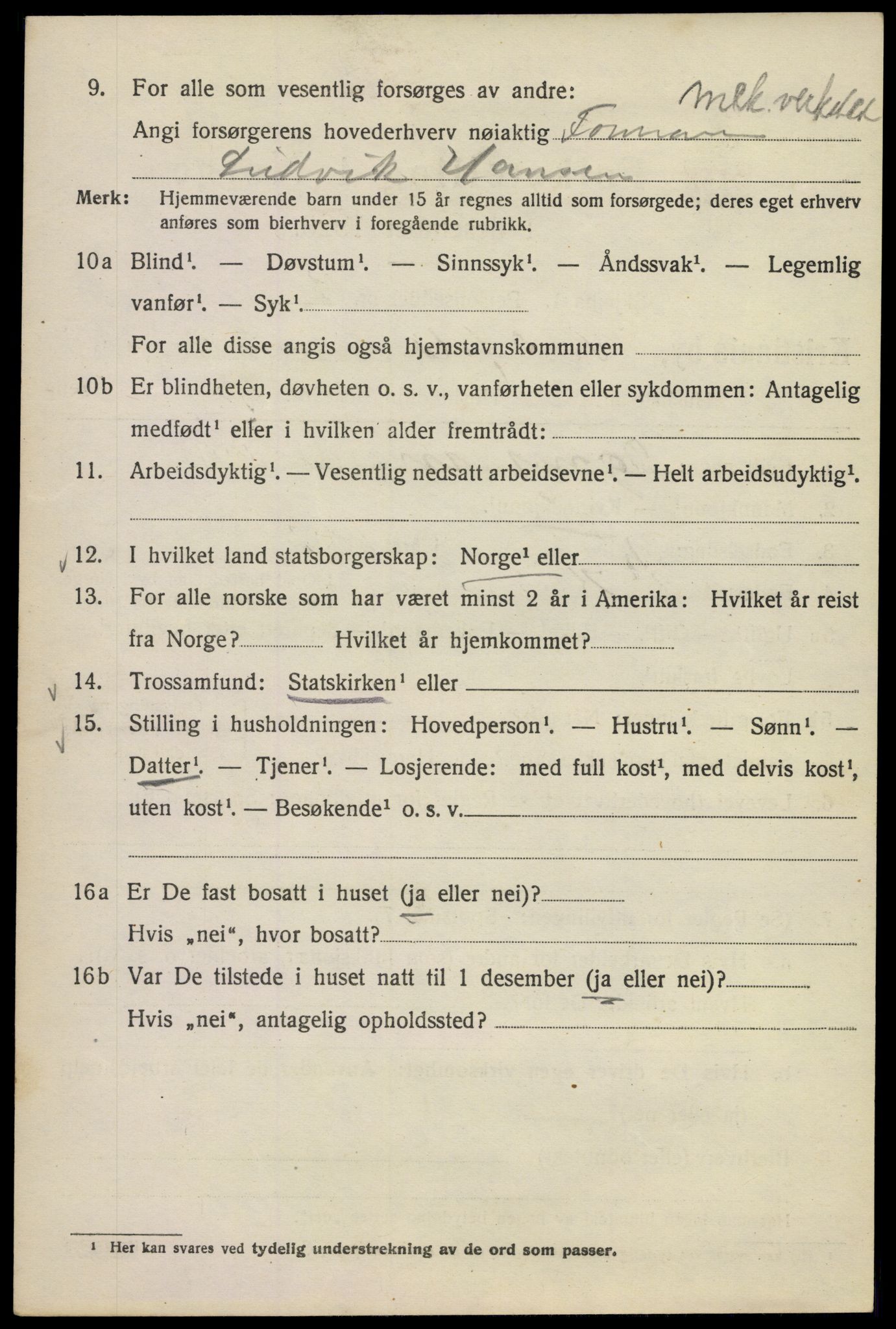 SAO, 1920 census for Kristiania, 1920, p. 631676