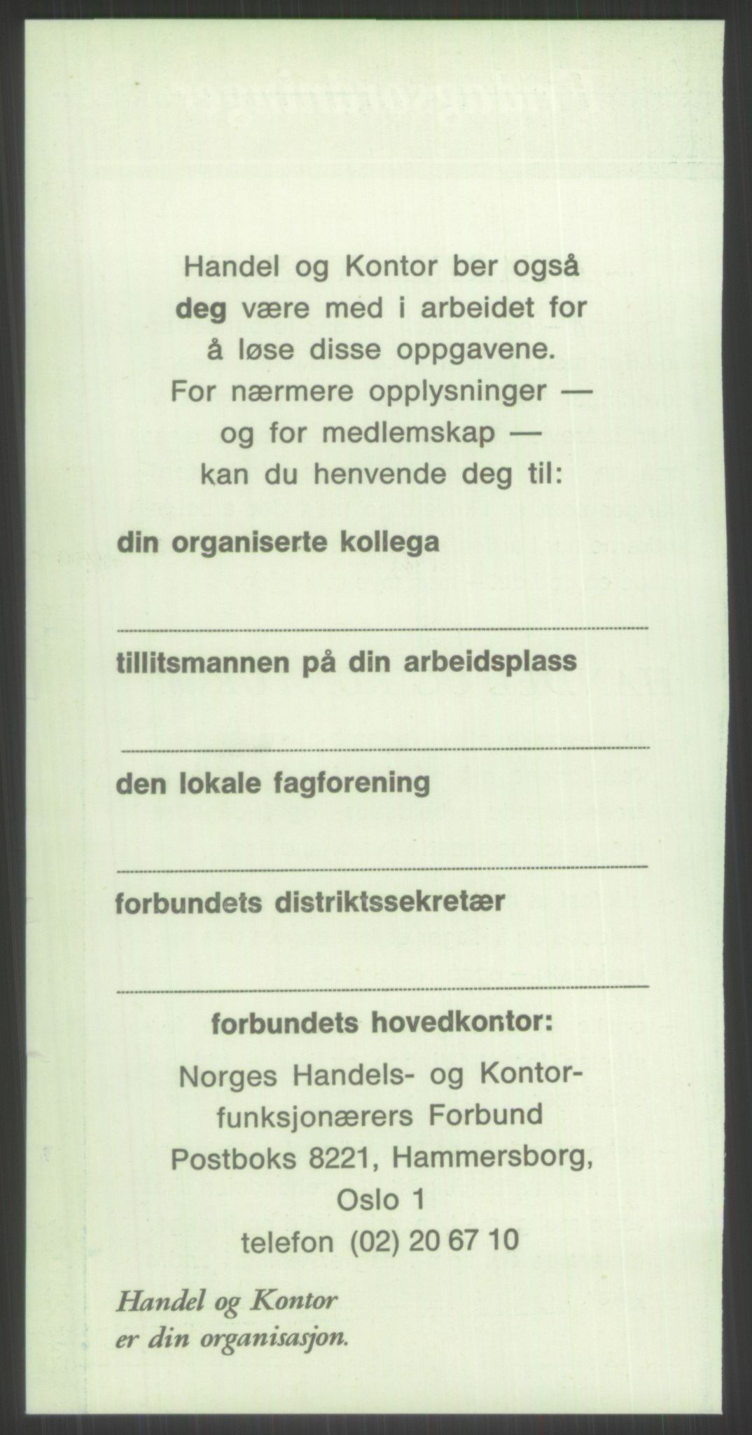 Nygaard, Kristen, AV/RA-PA-1398/F/Fi/L0006: Fagbevegelse, demokrati, Jern- og Metallprosjektet, 1970-2002, p. 90