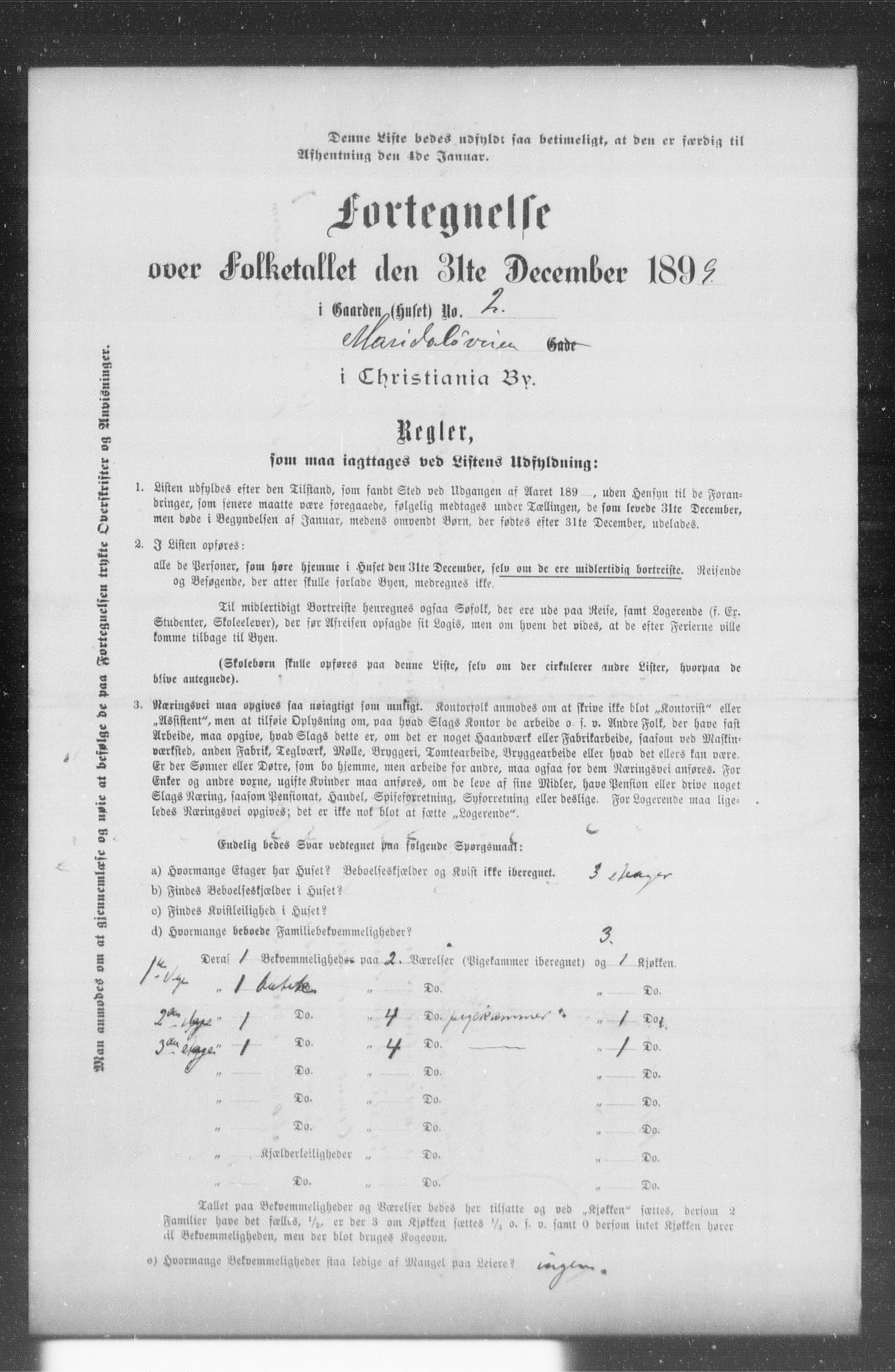 OBA, Municipal Census 1899 for Kristiania, 1899, p. 7934