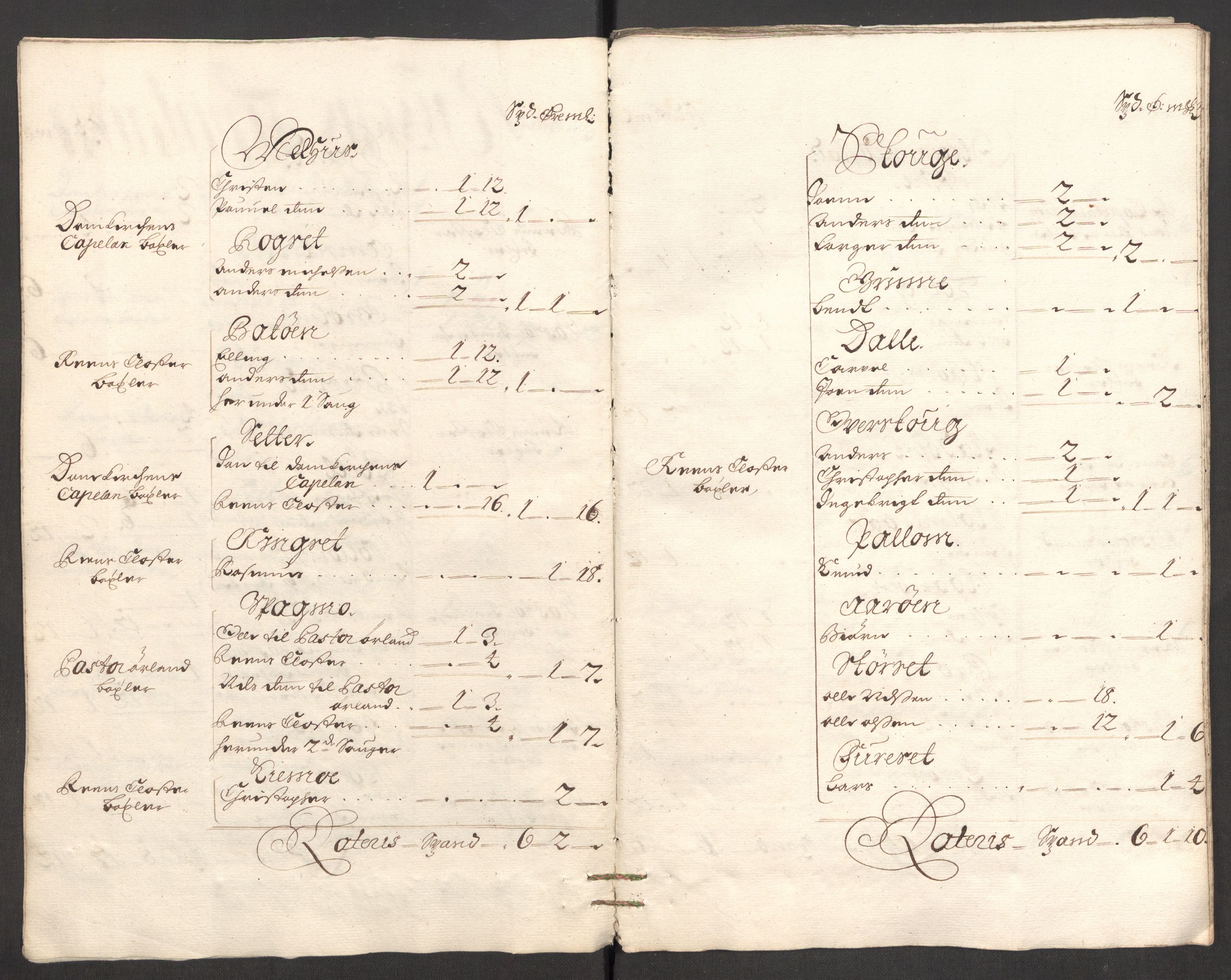 Rentekammeret inntil 1814, Reviderte regnskaper, Fogderegnskap, AV/RA-EA-4092/R57/L3852: Fogderegnskap Fosen, 1697, p. 54