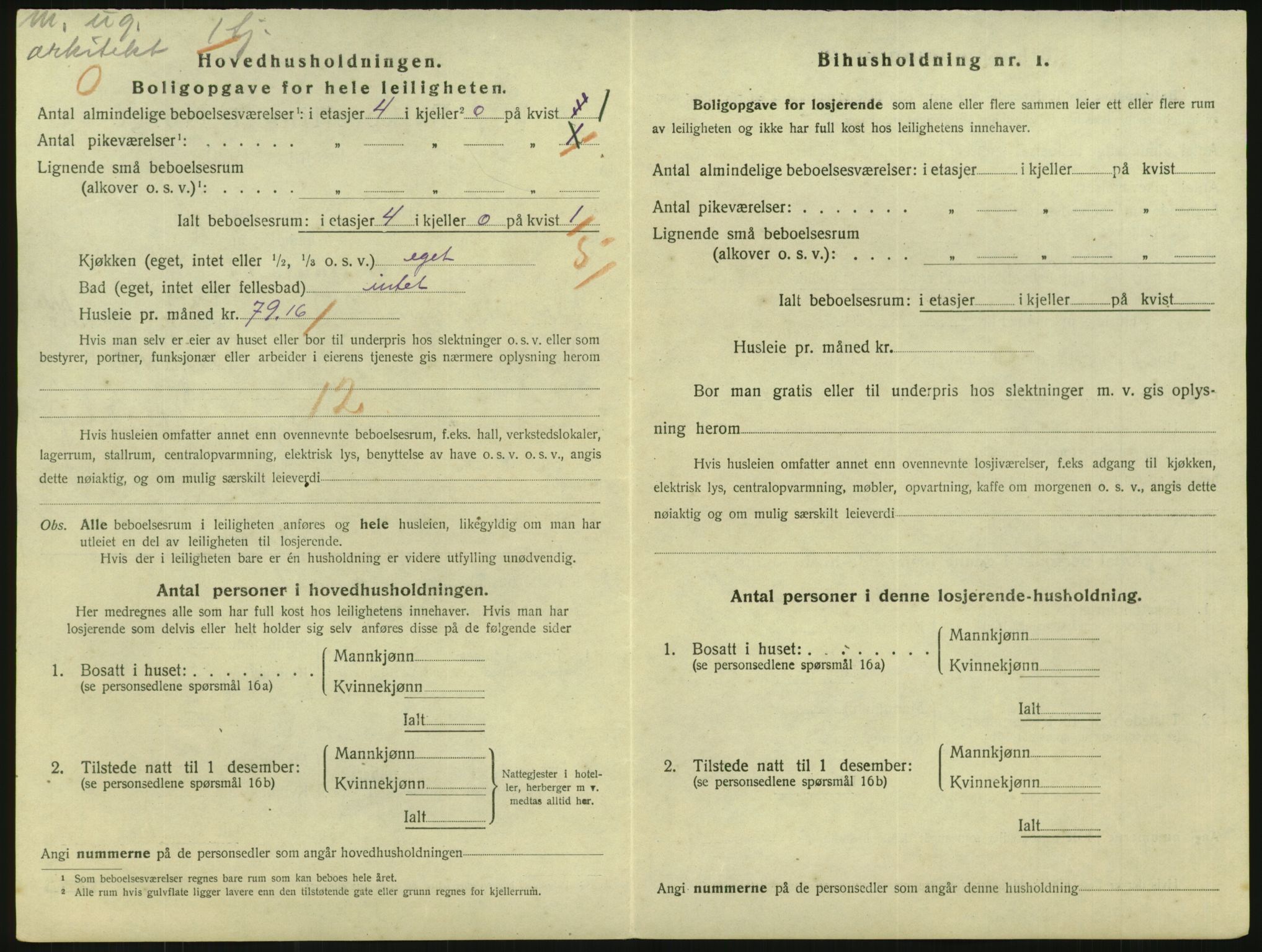 SAO, 1920 census for Kristiania, 1920, p. 19813