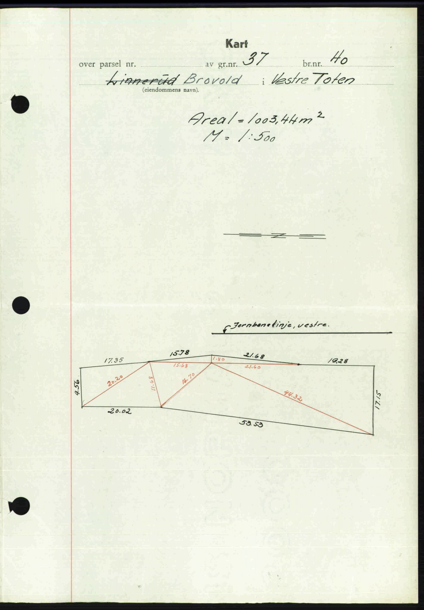 Toten tingrett, SAH/TING-006/H/Hb/Hbc/L0020: Mortgage book no. Hbc-20, 1948-1948, Diary no: : 2436/1948