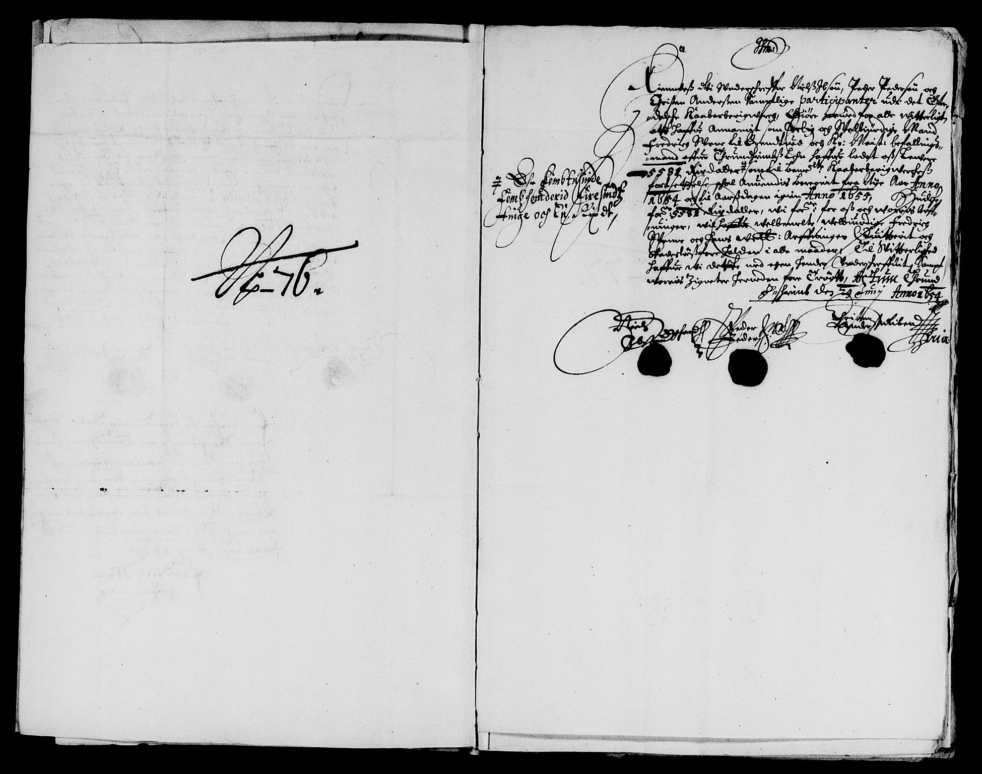 Rentekammeret inntil 1814, Reviderte regnskaper, Lensregnskaper, AV/RA-EA-5023/R/Rb/Rbw/L0116: Trondheim len, 1654-1655