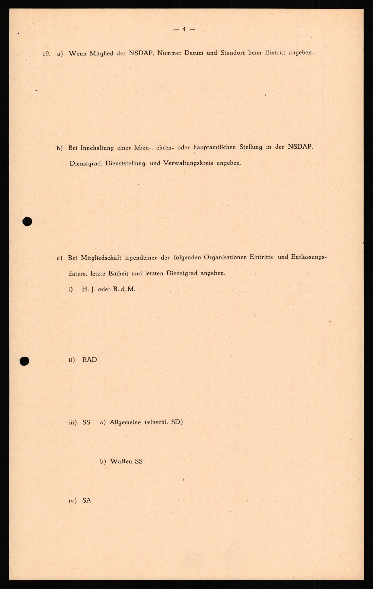 Forsvaret, Forsvarets overkommando II, RA/RAFA-3915/D/Db/L0023: CI Questionaires. Tyske okkupasjonsstyrker i Norge. Tyskere., 1945-1946, p. 433