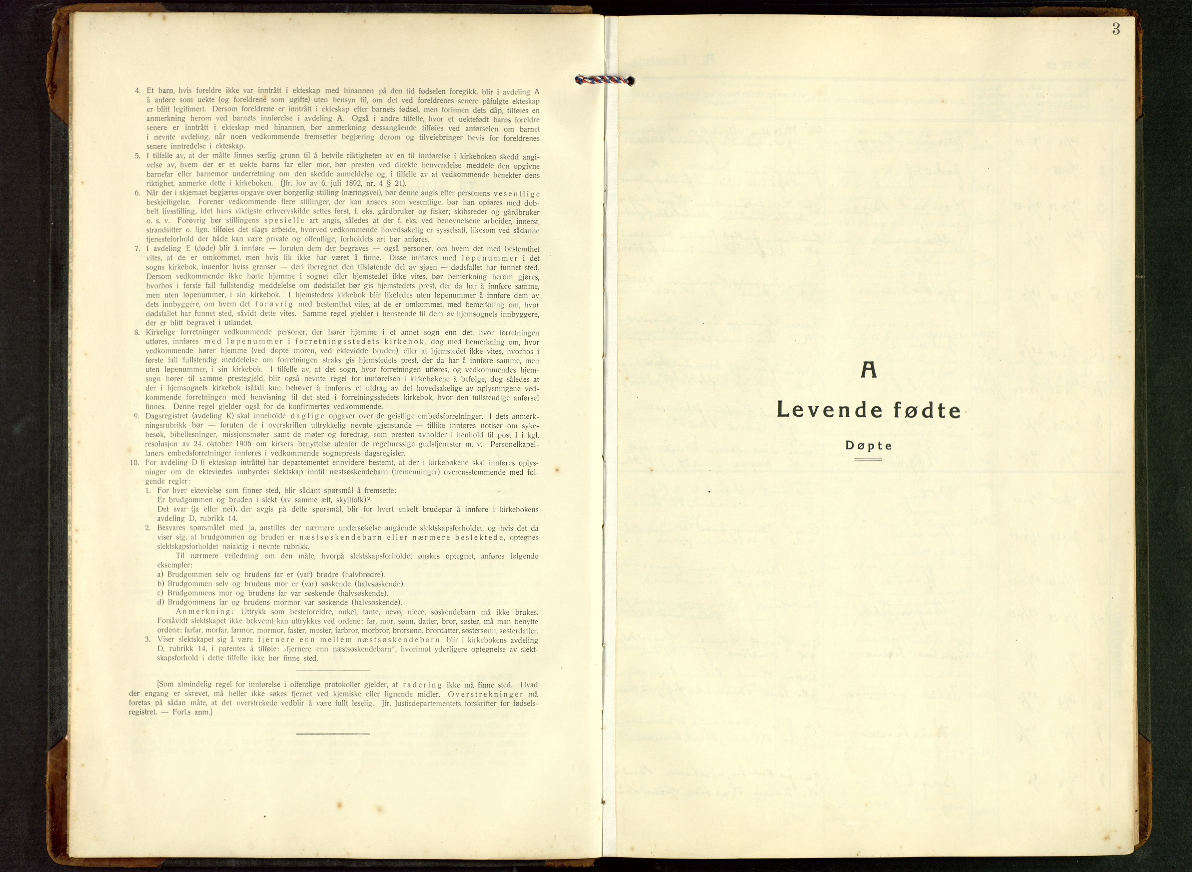 Rennesøy sokneprestkontor, SAST/A -101827/H/Ha/Hab/L0017: Parish register (copy) no. B 16, 1929-1949, p. 3