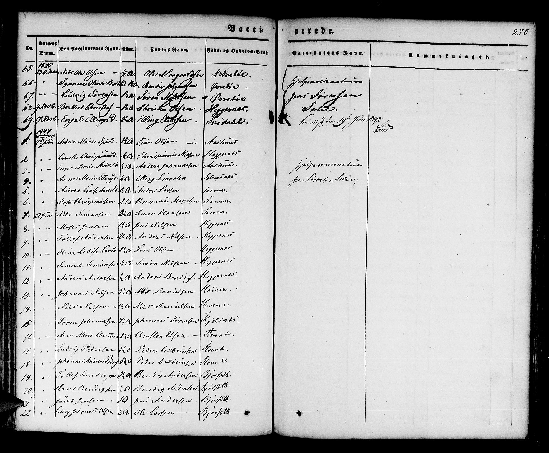 Jølster sokneprestembete, SAB/A-80701/H/Haa/Haaa/L0009: Parish register (official) no. A 9, 1833-1848, p. 270