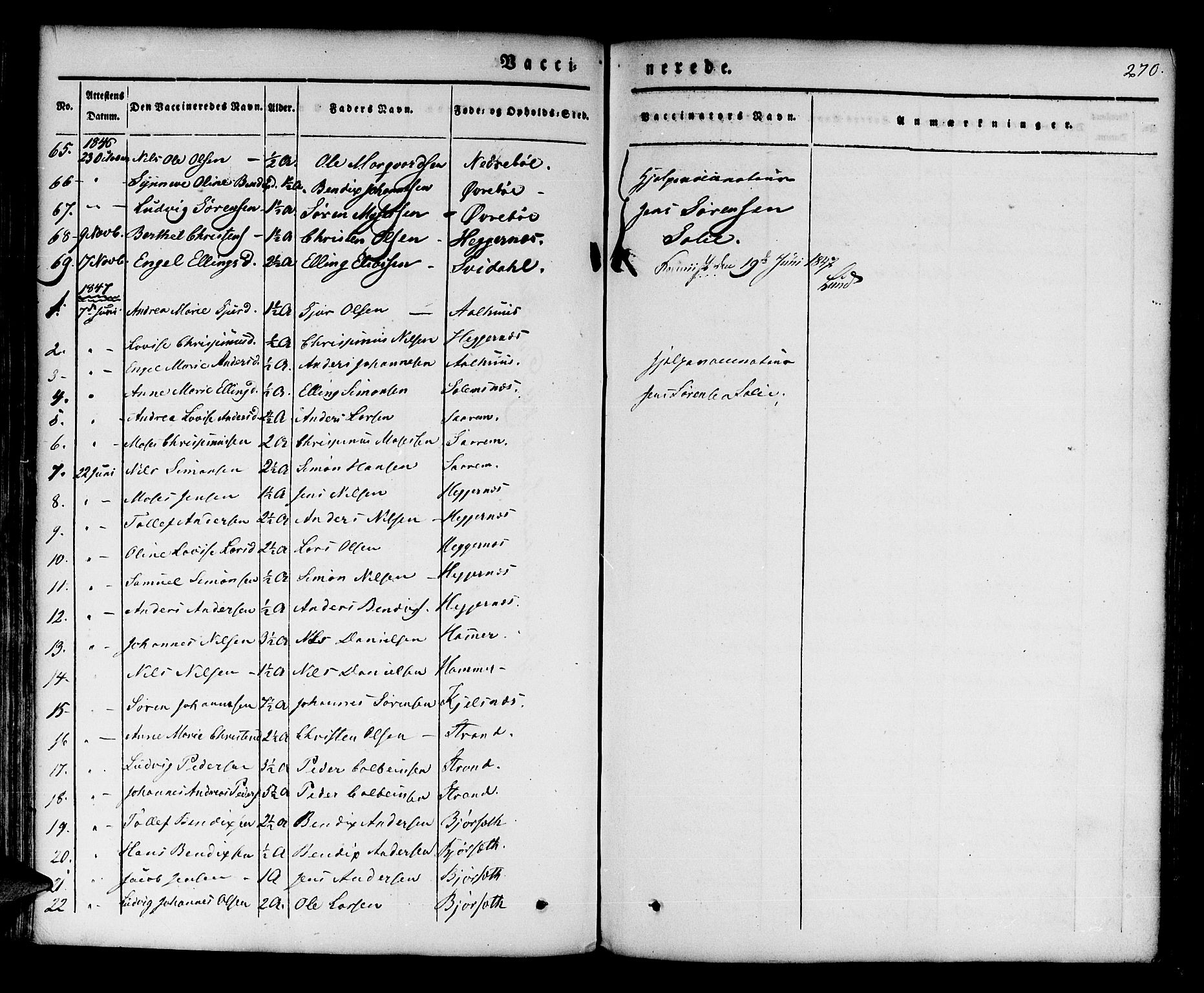 Jølster sokneprestembete, AV/SAB-A-80701/H/Haa/Haaa/L0009: Parish register (official) no. A 9, 1833-1848, p. 270