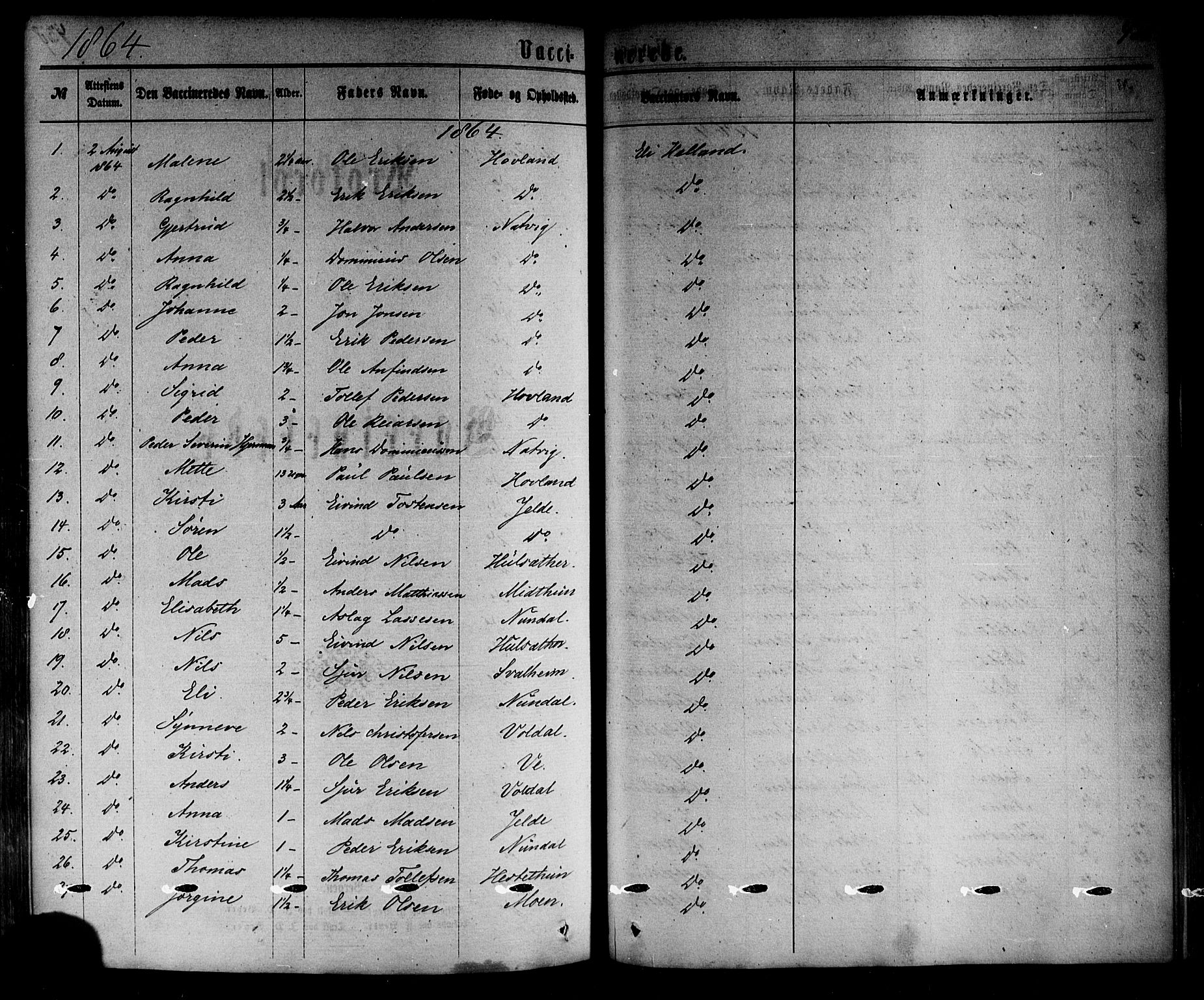 Årdal sokneprestembete, SAB/A-81701: Parish register (official) no. A 3, 1863-1886, p. 438