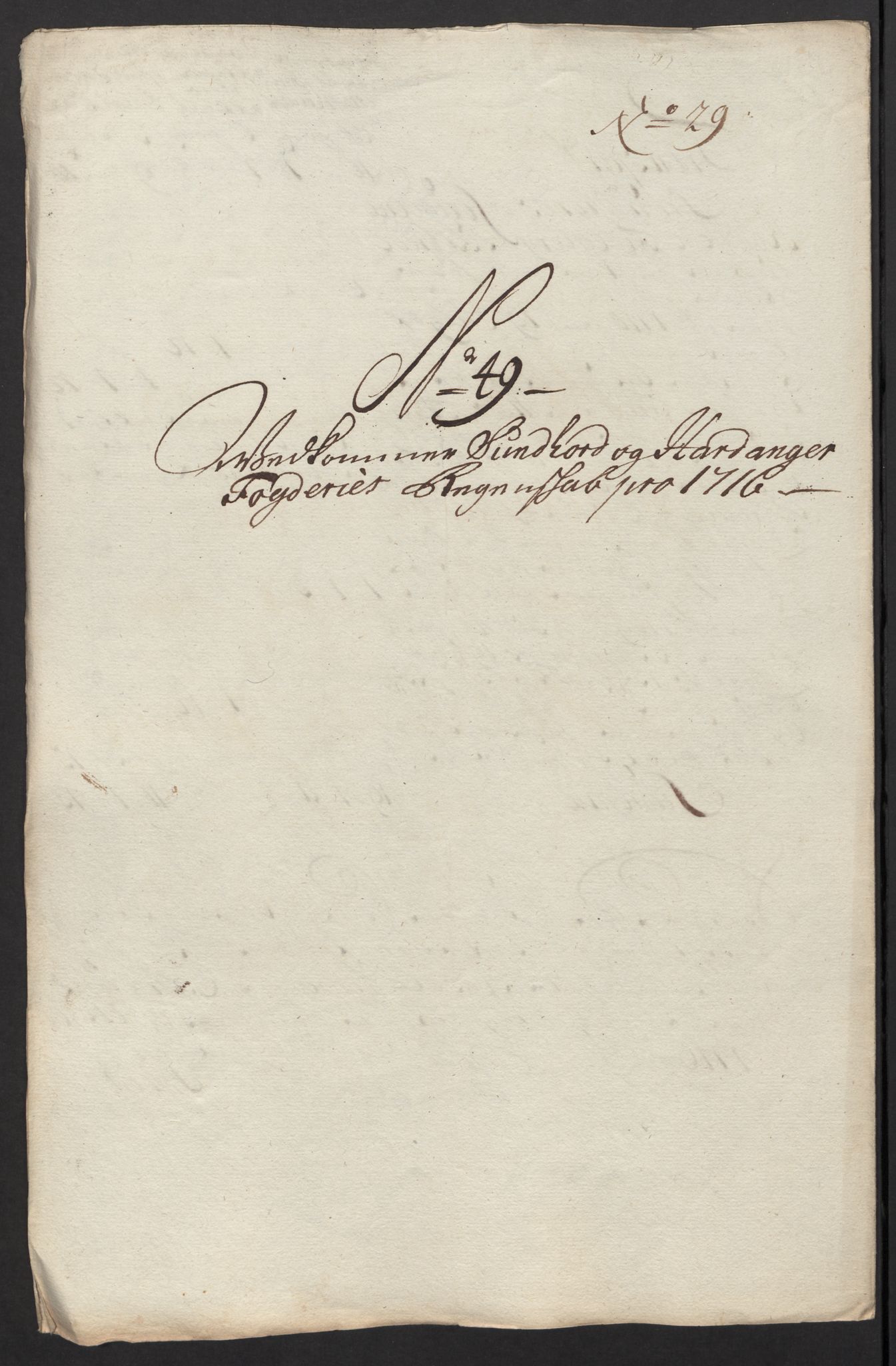 Rentekammeret inntil 1814, Reviderte regnskaper, Fogderegnskap, RA/EA-4092/R48/L2992: Fogderegnskap Sunnhordland og Hardanger, 1716, p. 255